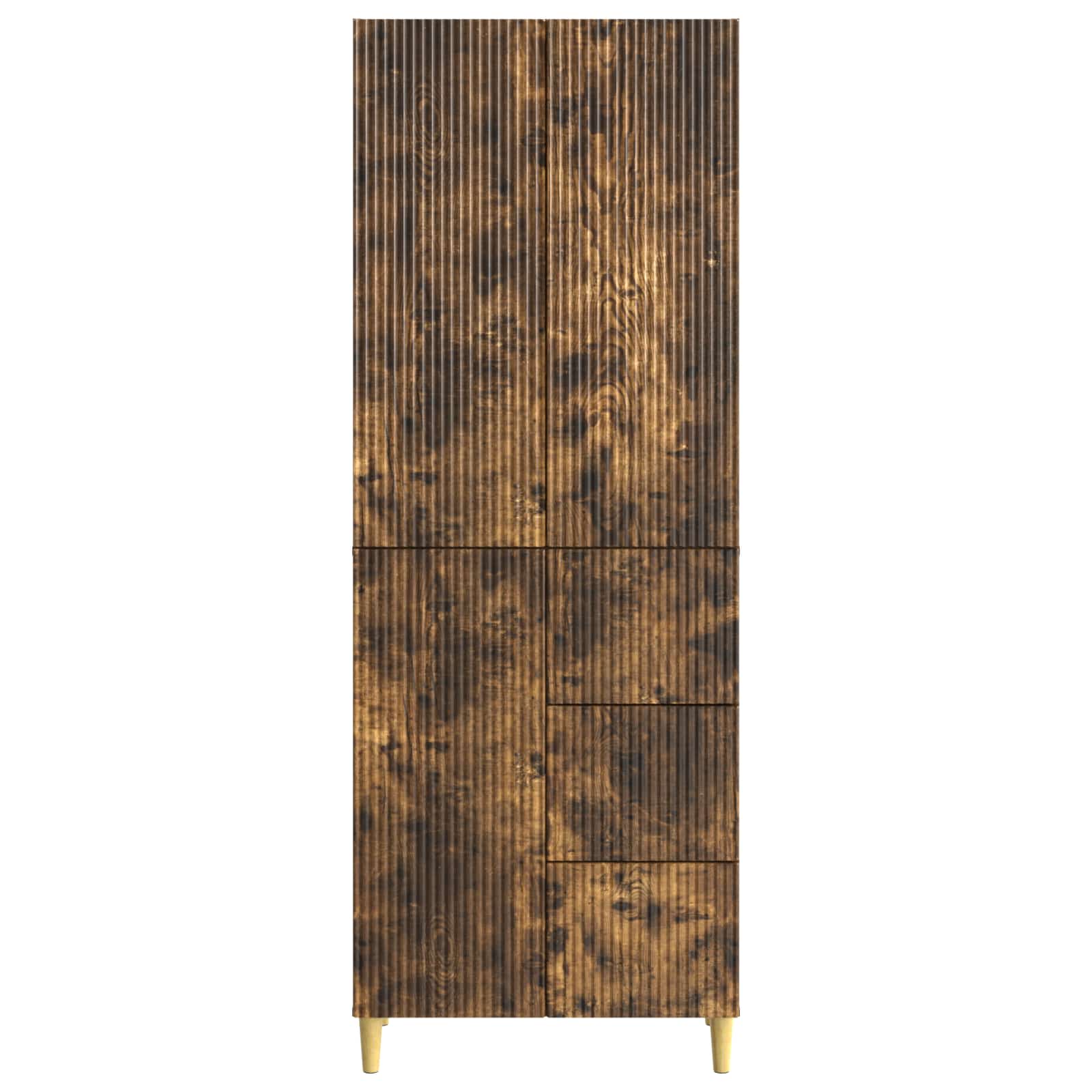 Σέτ Ντουλαπιών 2 pcs 66 x 34,5 x 90 εκ Επεξεργασμένο Ξύλο - Pakobazaar