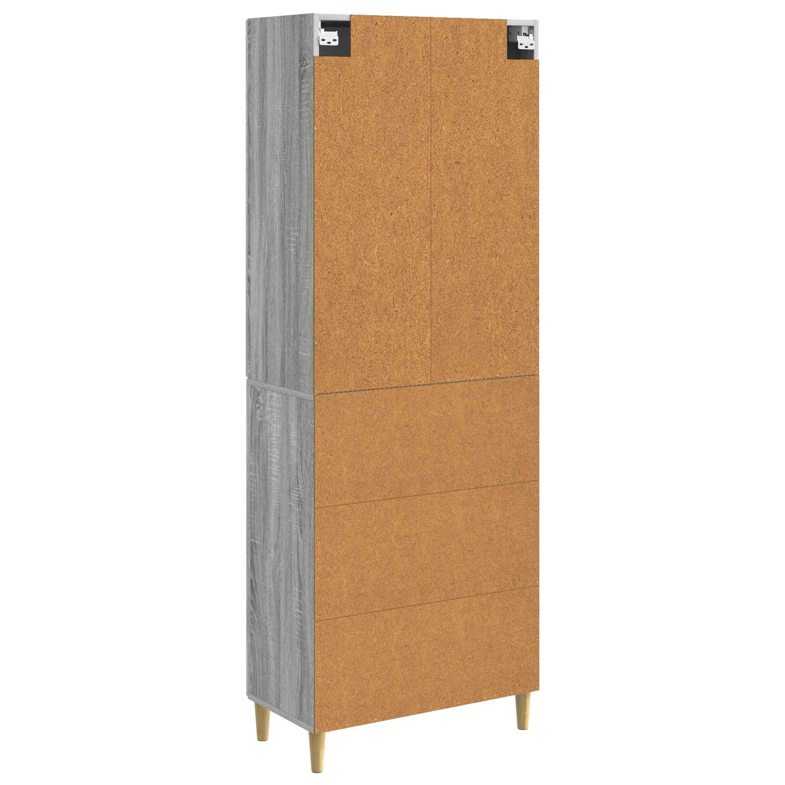Σέτ Ντουλαπιών 2 pcs Γκρι Sonoma 66 x 34,5 x 90 εκ - Pakobazaar