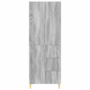 Σέτ Ντουλαπιών 2 pcs Γκρι Sonoma 66 x 34,5 x 90 εκ - Pakobazaar