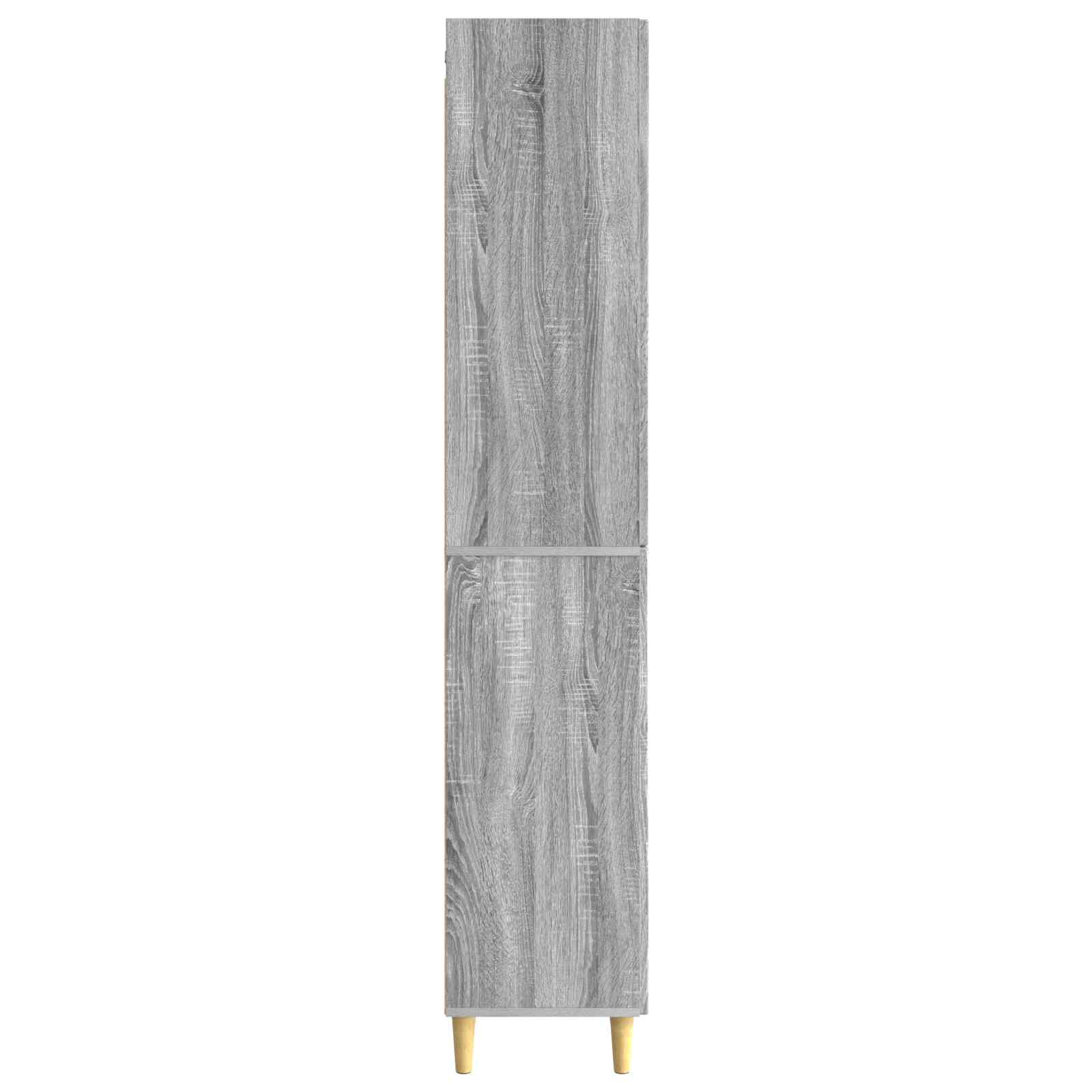 Σέτ Ντουλαπιών 2 pcs Γκρι Sonoma 66 x 34,5 x 90 εκ - Pakobazaar