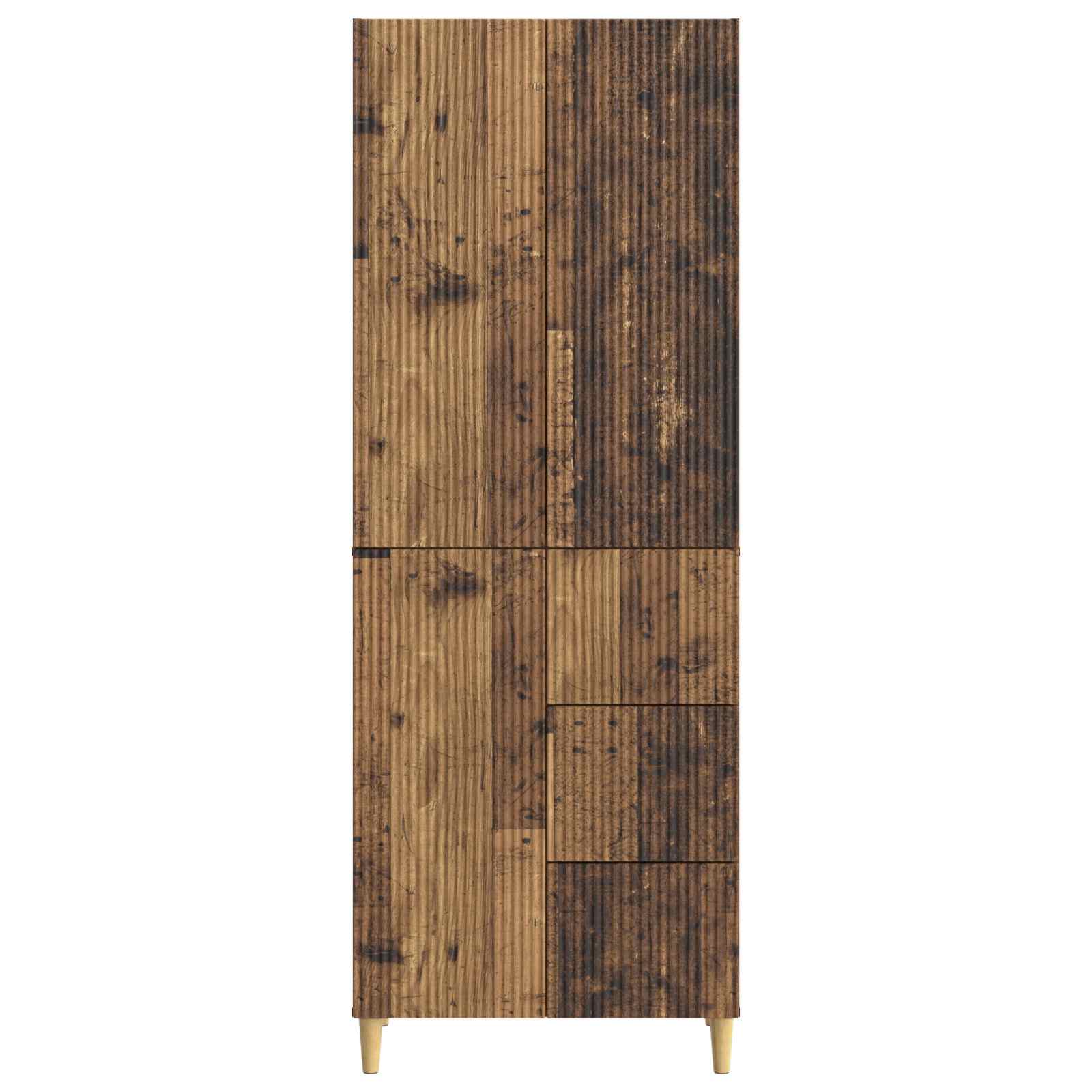 Σέτ Ντουλαπιών 2 pcs 66 x 34,5 x 90 εκ Επεξεργασμένο Ξύλο - Pakobazaar