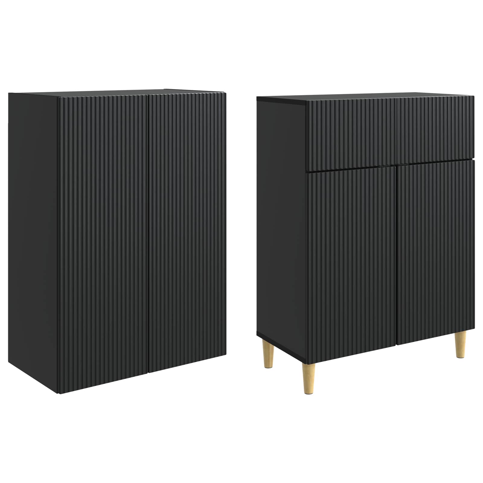 Σέτ Ντουλαπιών 2 pcs 66 x 34,5 x 90 εκ Επεξεργασμένο Ξύλο - Pakobazaar
