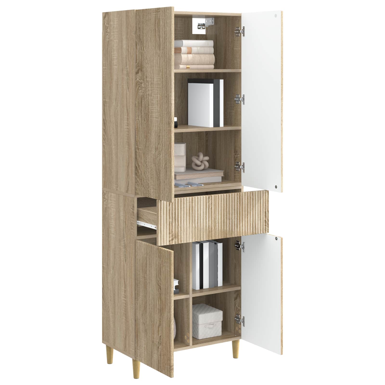 Σέτ Ντουλαπιών 2 pcs 66 x 34,5 x 90 εκ Επεξεργασμένο Ξύλο - Pakobazaar