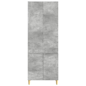 Σέτ Ντουλαπιών 2 pcs Γκρι Σκυροδέματος 66 x 34,5 x 90 εκ - Pakobazaar