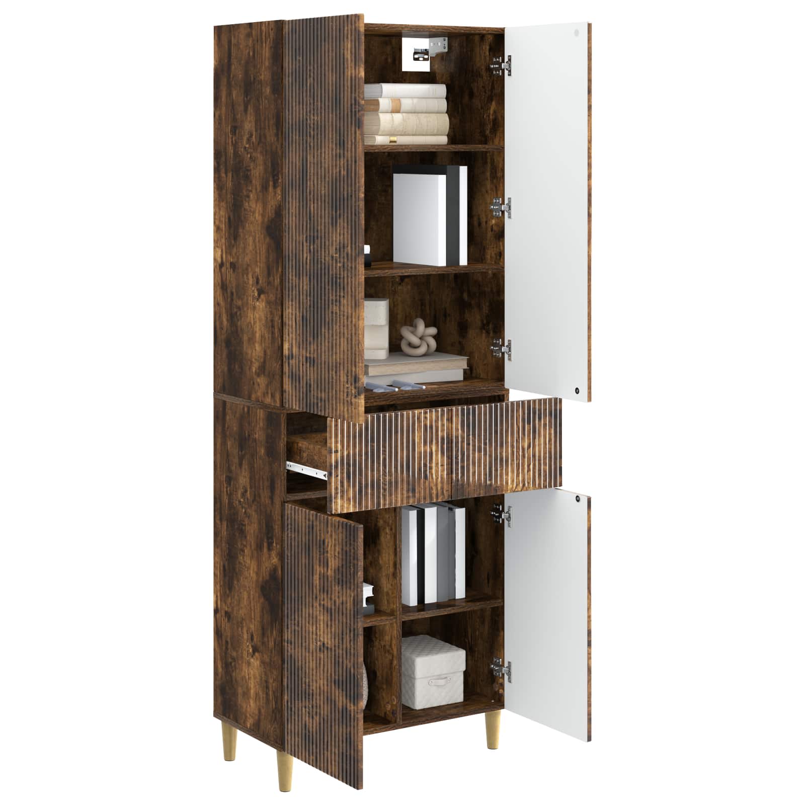 Σέτ Ντουλαπιών 2 pcs 66 x 34,5 x 90 εκ Επεξεργασμένο Ξύλο - Pakobazaar