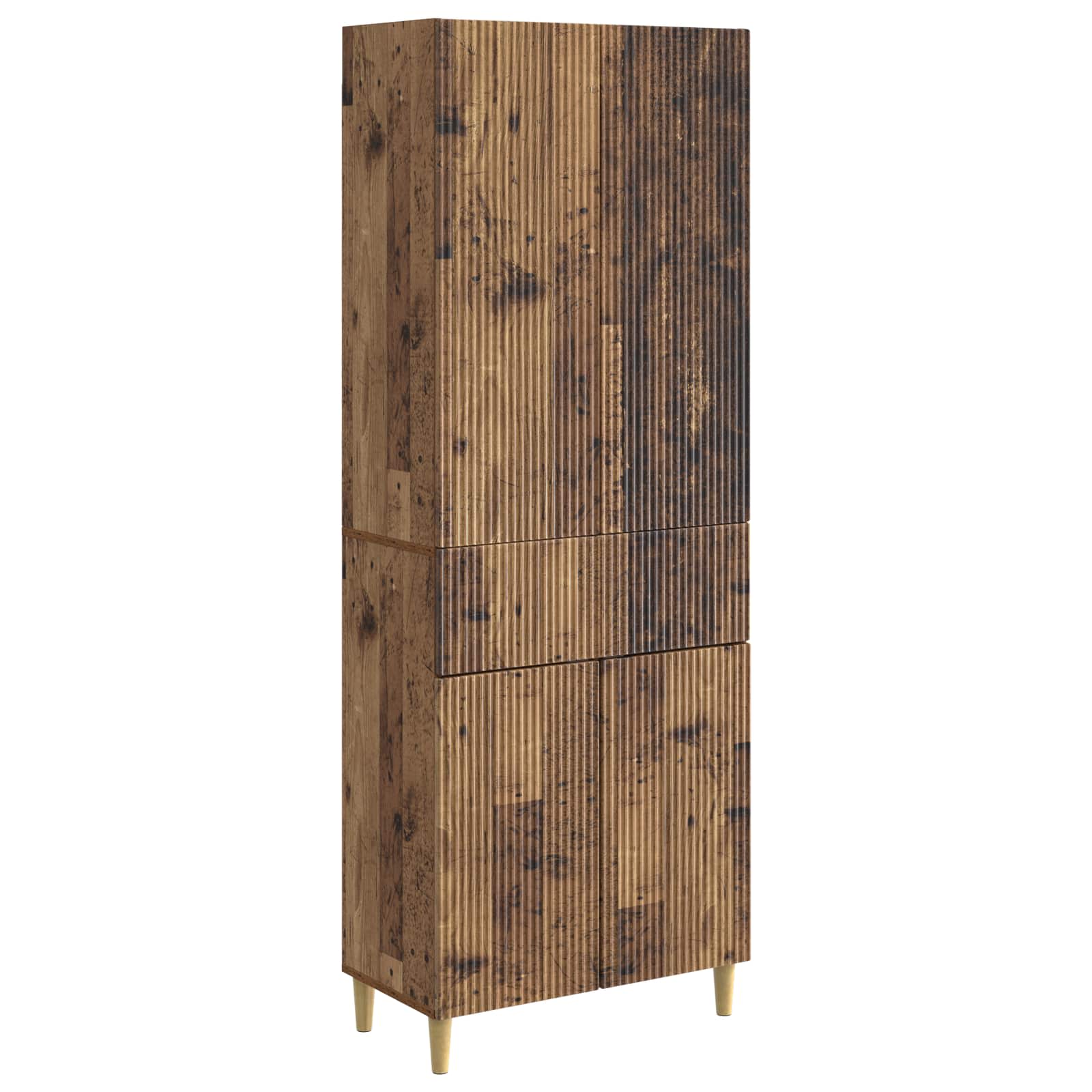 Σέτ Ντουλαπιών 2 pcs 66 x 34,5 x 90 εκ Επεξεργασμένο Ξύλο - Pakobazaar