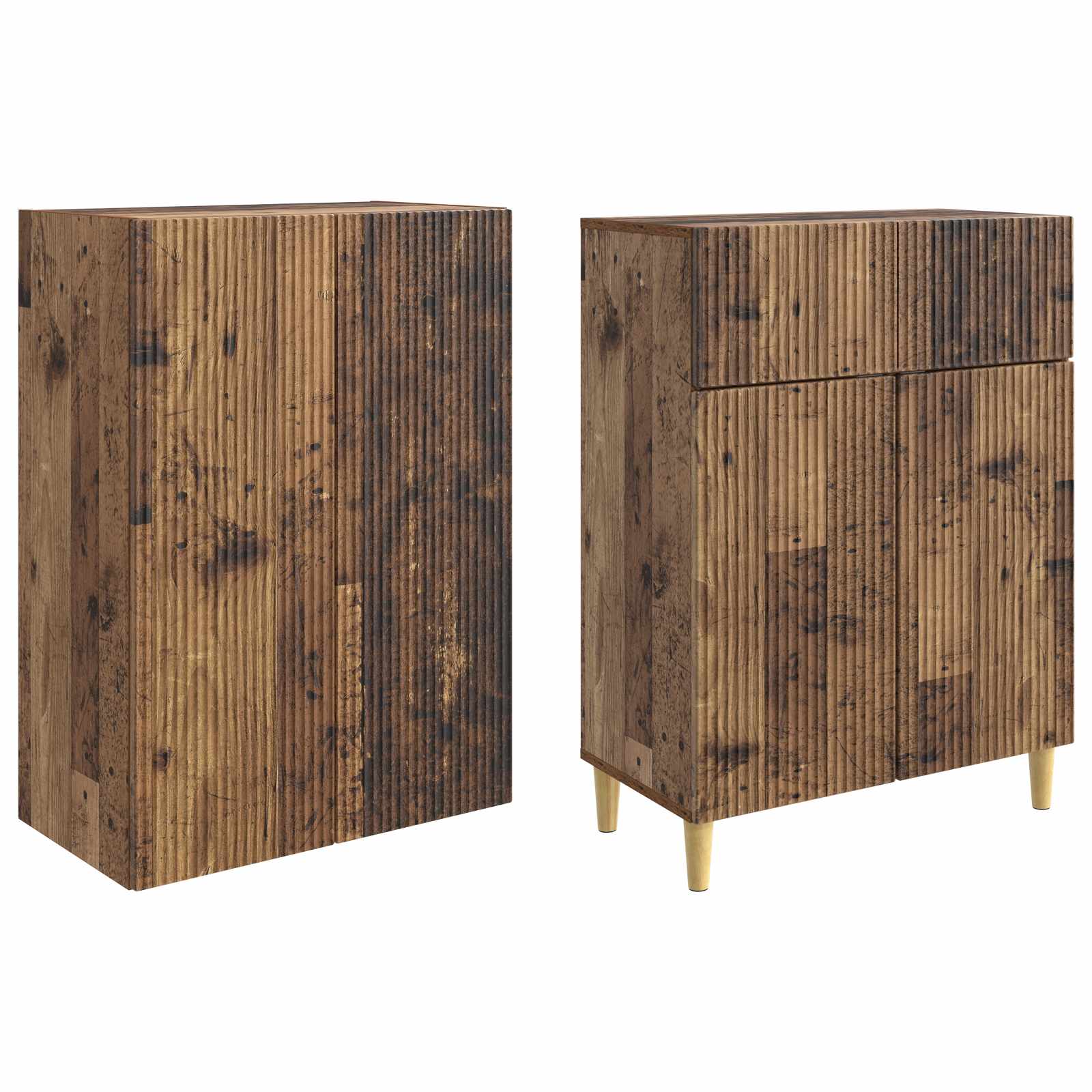 Σέτ Ντουλαπιών 2 pcs 66 x 34,5 x 90 εκ Επεξεργασμένο Ξύλο - Pakobazaar