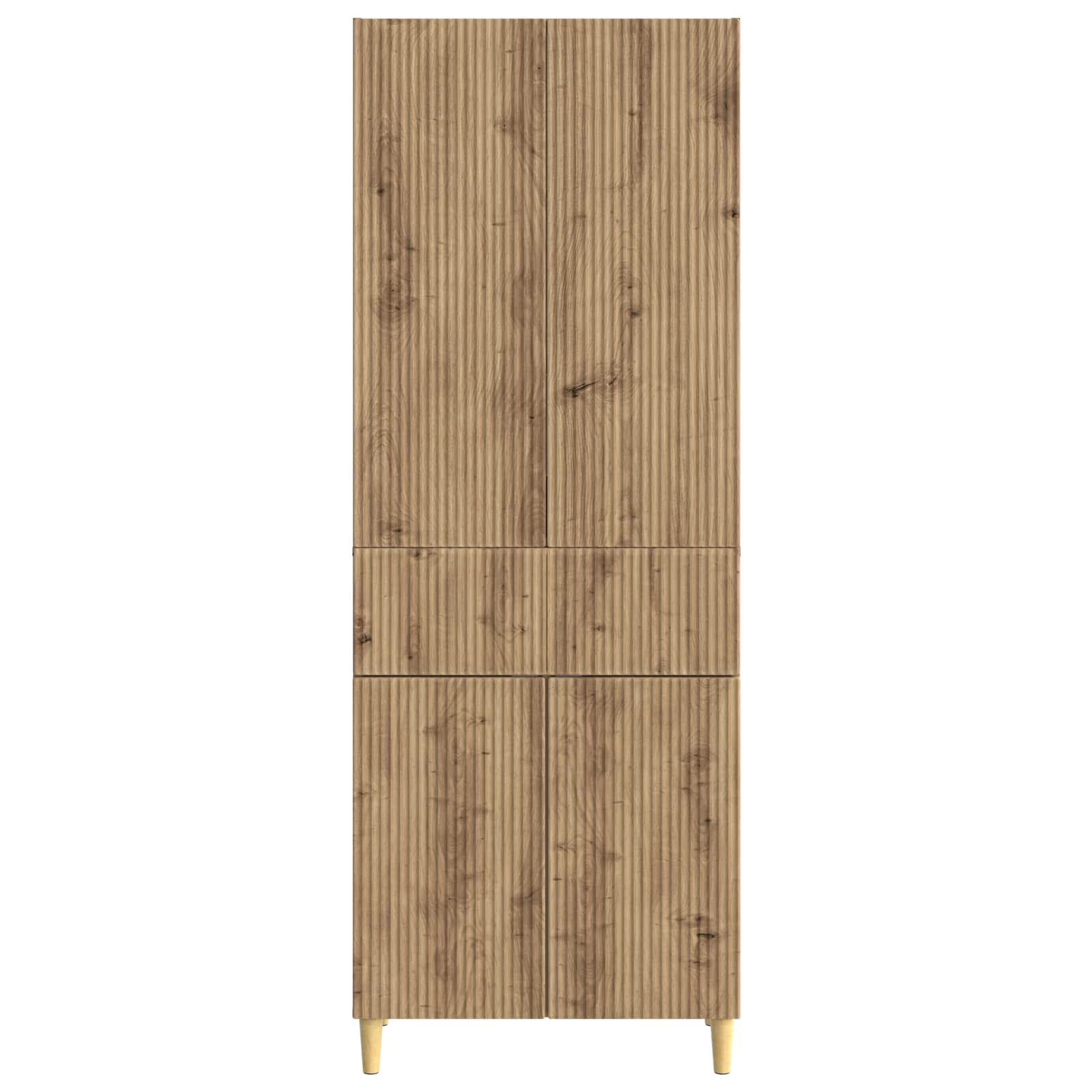 Σέτ Ντουλαπιών 2 pcs 66 x 34,5 x 90 εκ Επεξεργασμένο Ξύλο - Pakobazaar
