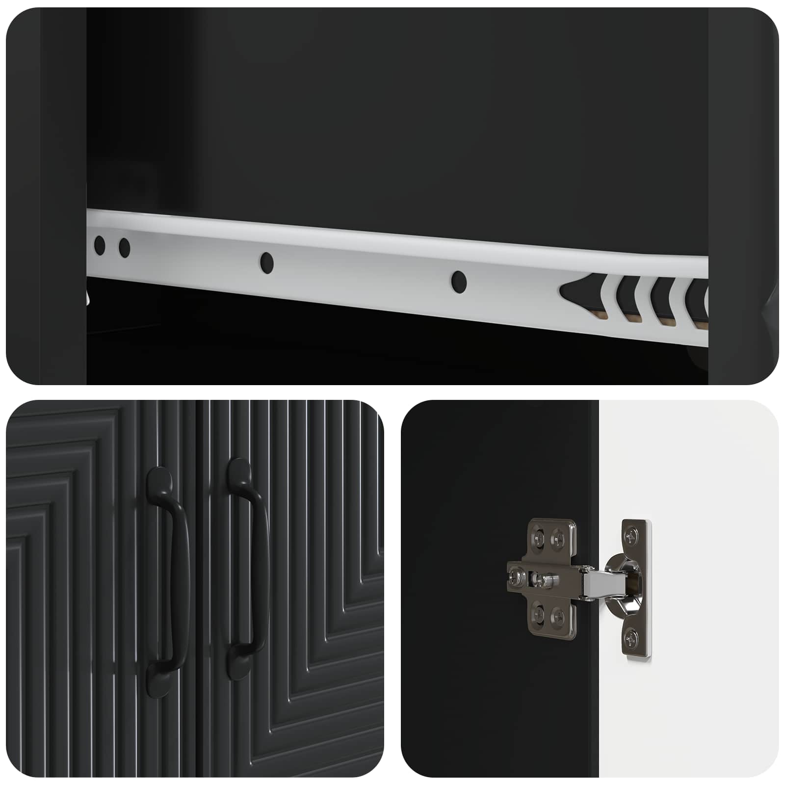 Σέτ Ντουλαπιών 2 pcs 66 x 34,5 x 95 εκ. Επεξεργασμένο Ξύλο - Pakobazaar