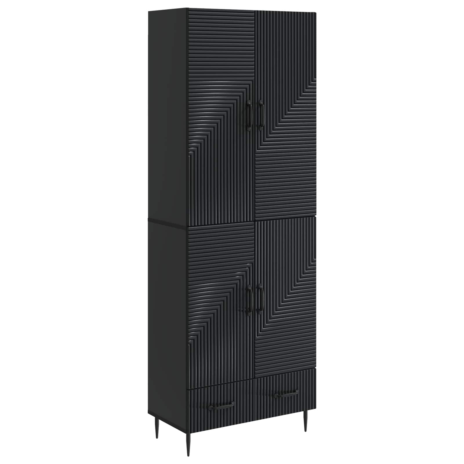 Σέτ Ντουλαπιών 2 pcs 66 x 34,5 x 95 εκ. Επεξεργασμένο Ξύλο - Pakobazaar