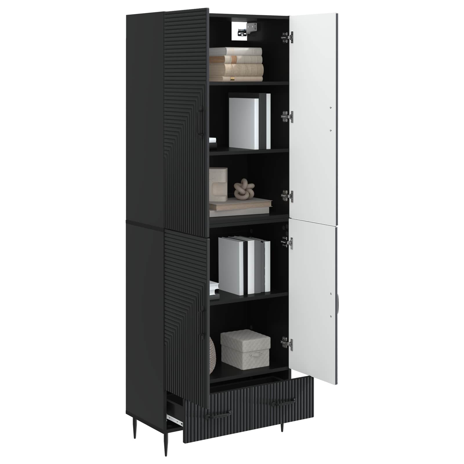 Σέτ Ντουλαπιών 2 pcs 66 x 34,5 x 95 εκ. Επεξεργασμένο Ξύλο - Pakobazaar