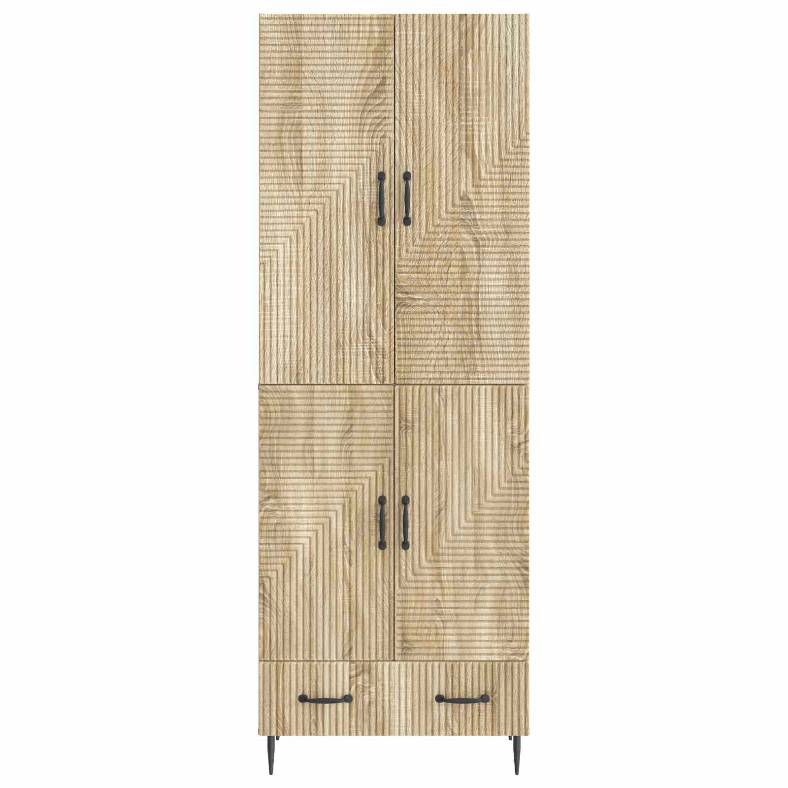 Σέτ Ντουλαπιών 2 pcs 66 x 34,5 x 95 εκ. Επεξεργασμένο Ξύλο - Pakobazaar