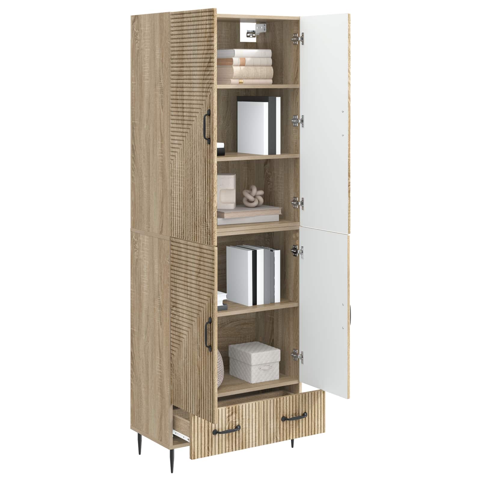 Σέτ Ντουλαπιών 2 pcs 66 x 34,5 x 95 εκ. Επεξεργασμένο Ξύλο - Pakobazaar