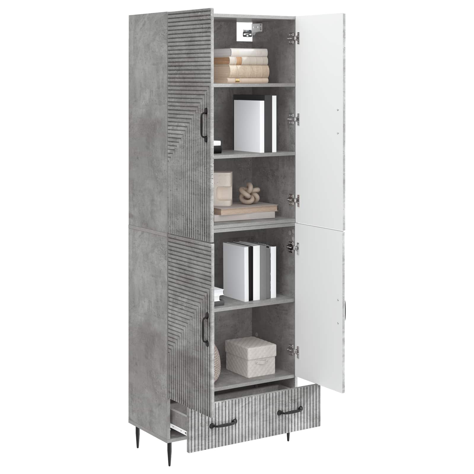 Σέτ Ντουλαπιών 2 pcs 66 x 34,5 x 95 εκ. Επεξεργασμένο Ξύλο - Pakobazaar