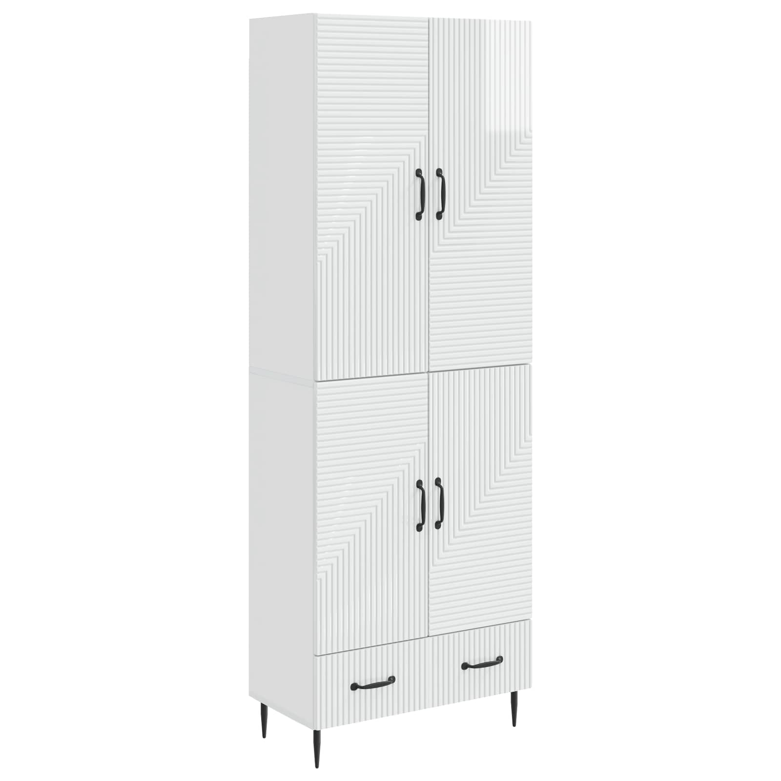 Σέτ Ντουλαπιών 2 pcs 66 x 34,5 x 95 εκ. Επεξεργασμένο Ξύλο - Pakobazaar