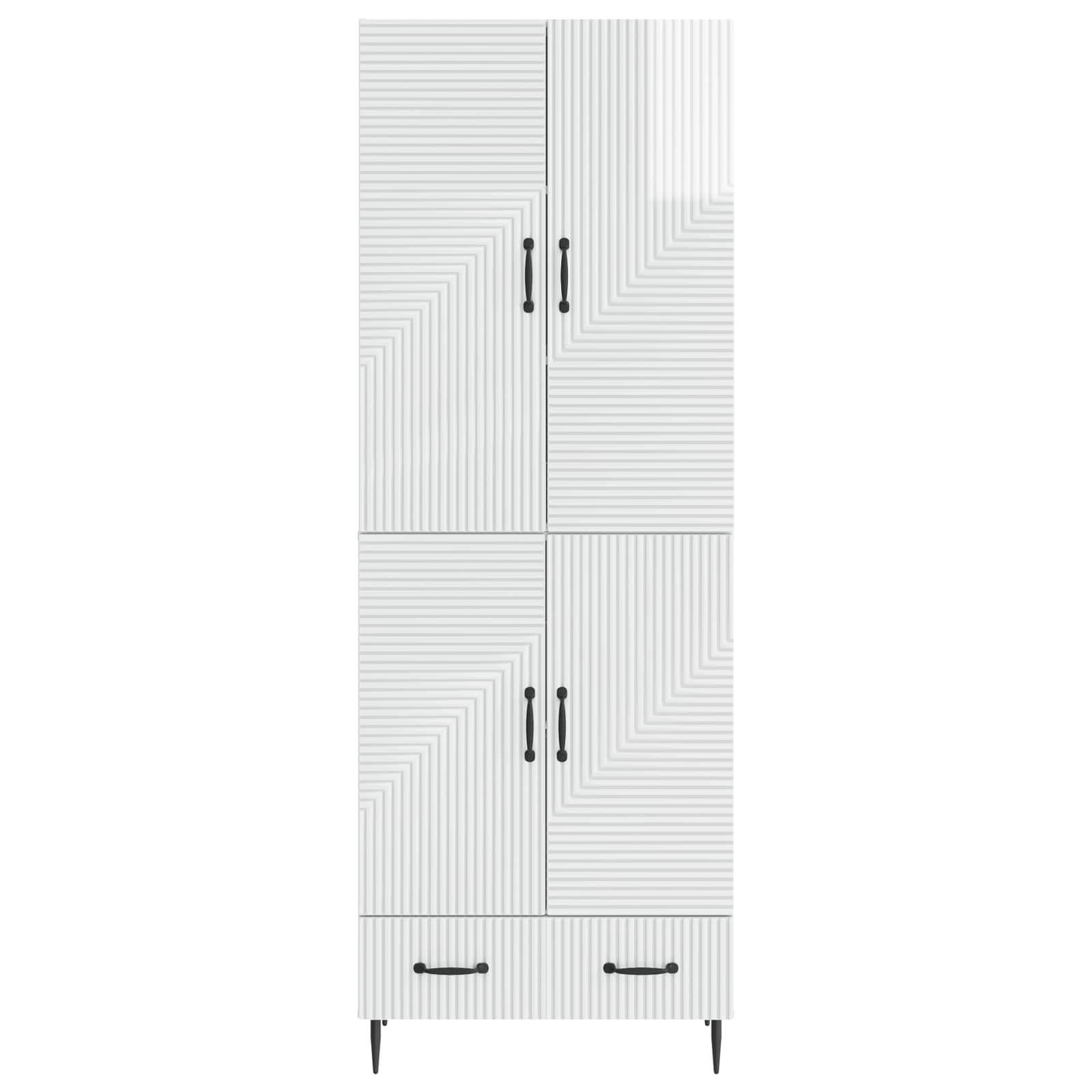 Σέτ Ντουλαπιών 2 pcs 66 x 34,5 x 95 εκ. Επεξεργασμένο Ξύλο - Pakobazaar