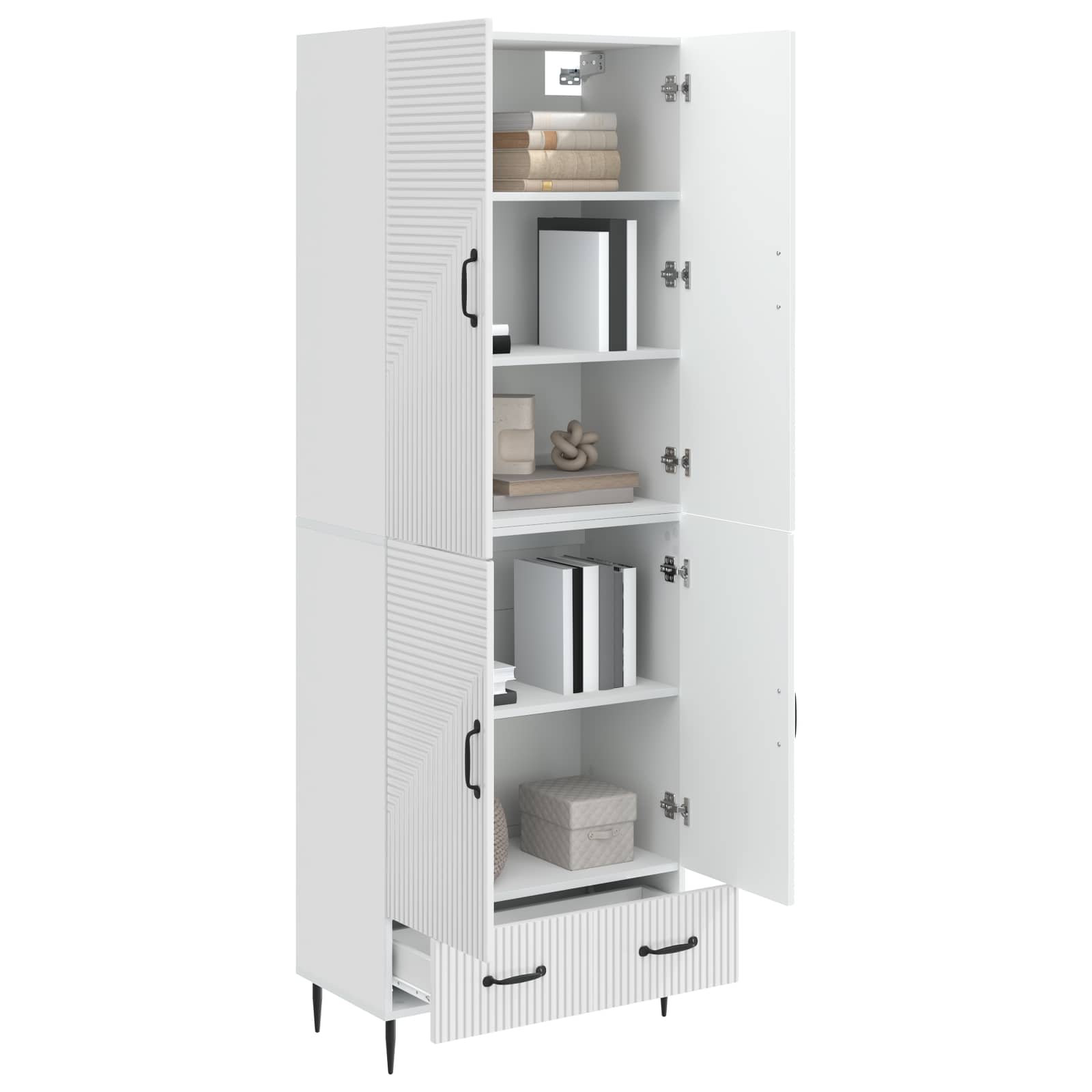Σέτ Ντουλαπιών 2 pcs 66 x 34,5 x 95 εκ. Επεξεργασμένο Ξύλο - Pakobazaar