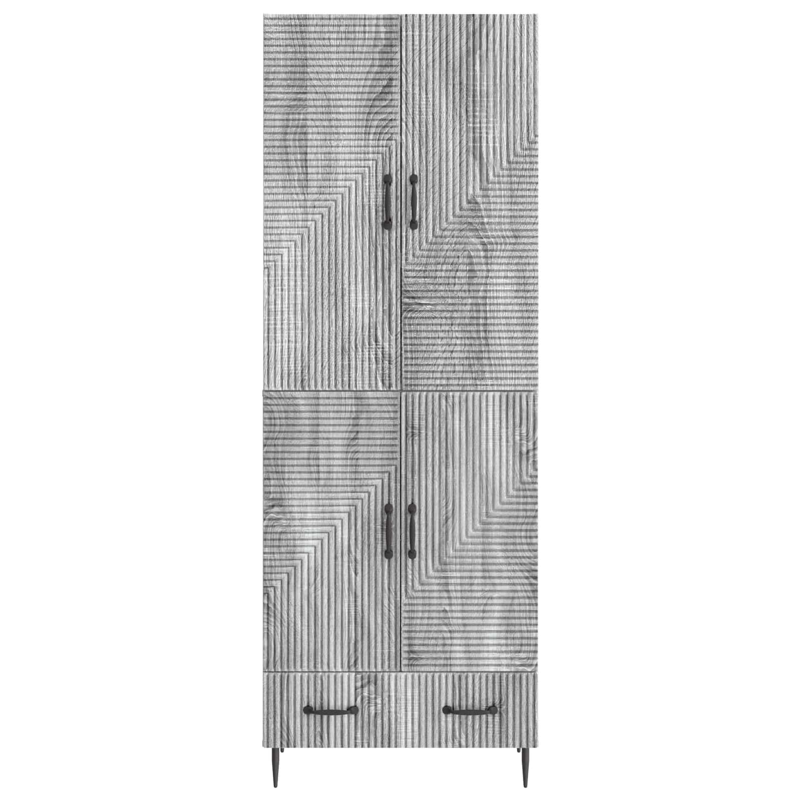 Σέτ Ντουλαπιών 2 pcs 66 x 34,5 x 95 εκ. Επεξεργασμένο Ξύλο - Pakobazaar