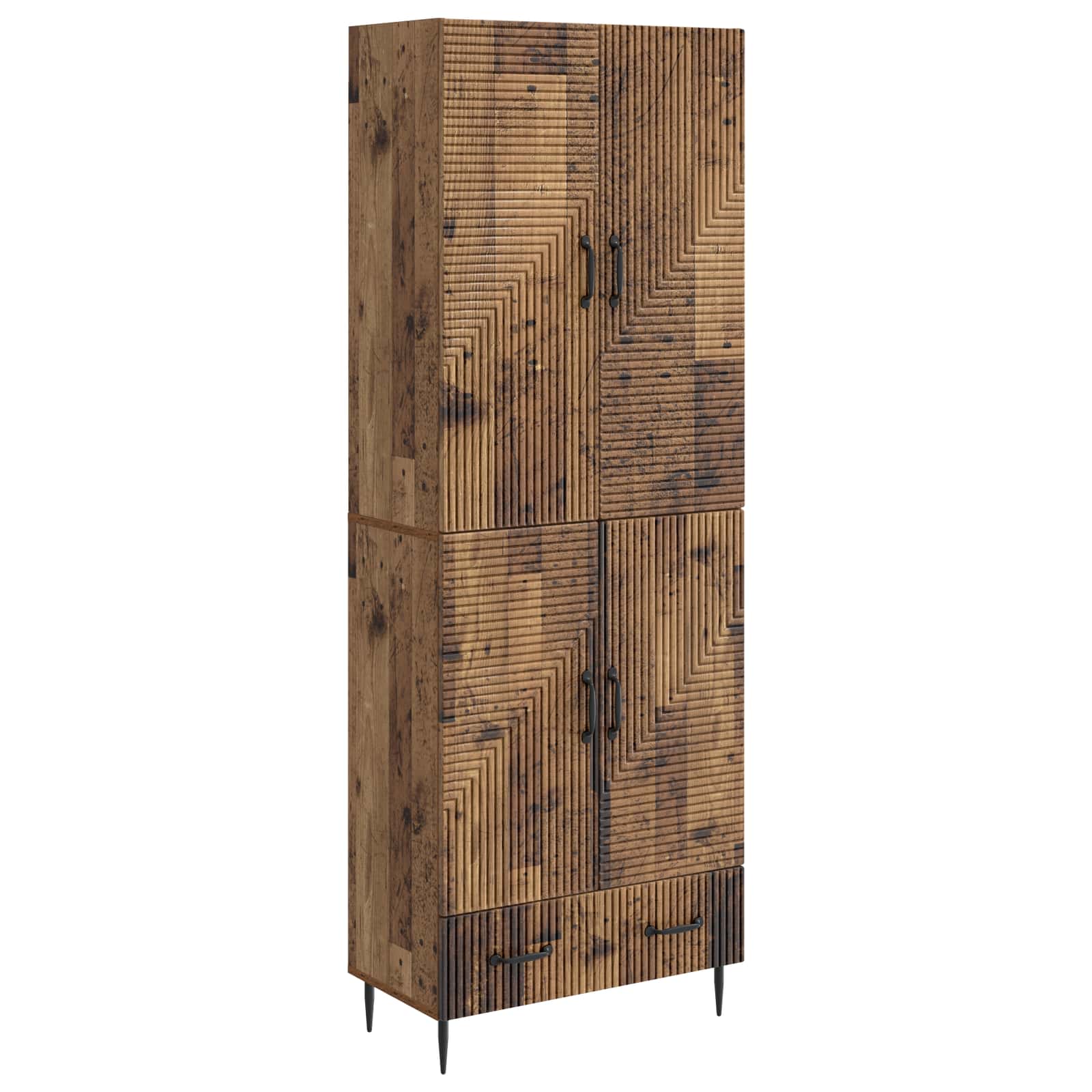 Σέτ Ντουλαπιών 2 pcs 66 x 34,5 x 95 εκ. Επεξεργασμένο Ξύλο - Pakobazaar