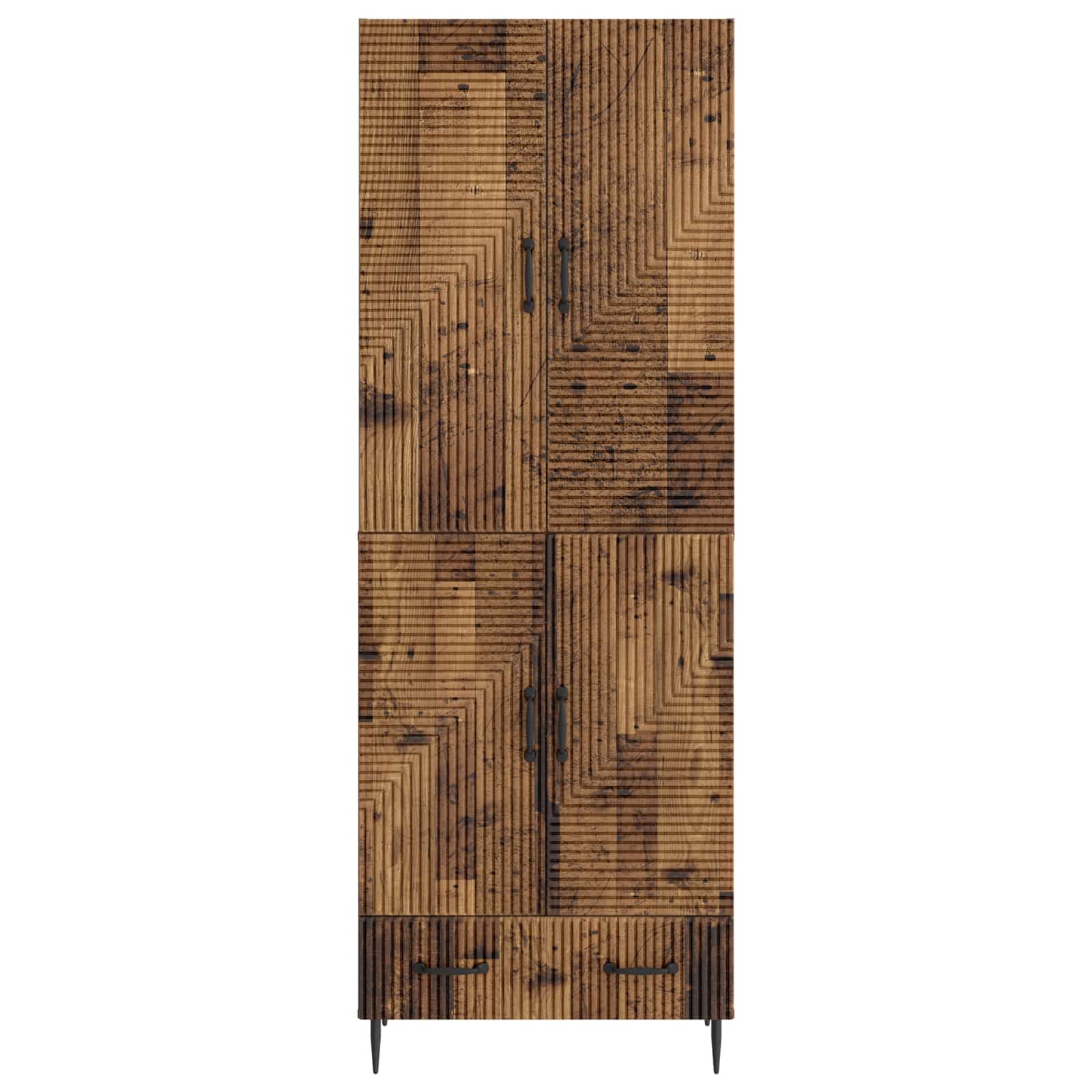 Σέτ Ντουλαπιών 2 pcs 66 x 34,5 x 95 εκ. Επεξεργασμένο Ξύλο - Pakobazaar