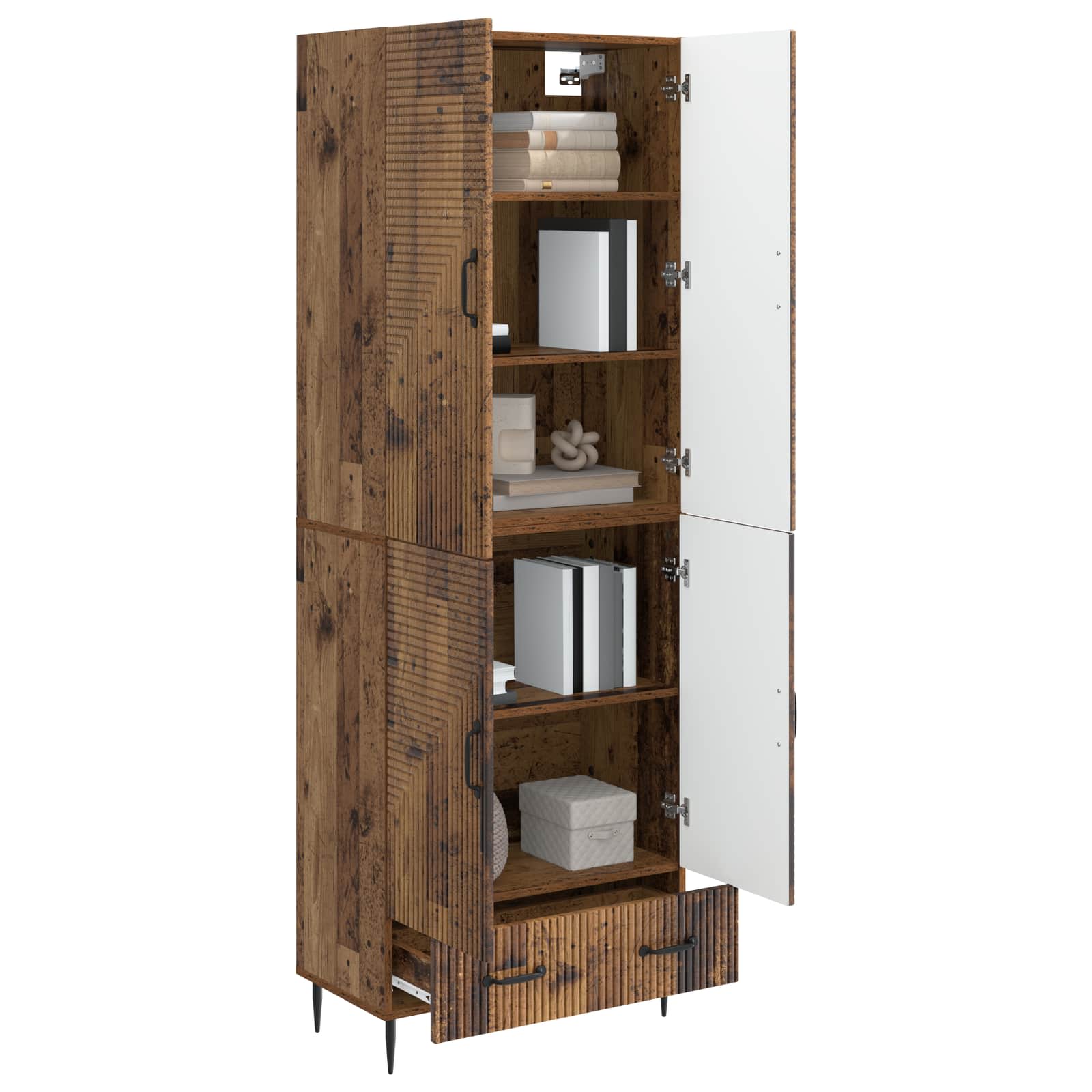 Σέτ Ντουλαπιών 2 pcs 66 x 34,5 x 95 εκ. Επεξεργασμένο Ξύλο - Pakobazaar