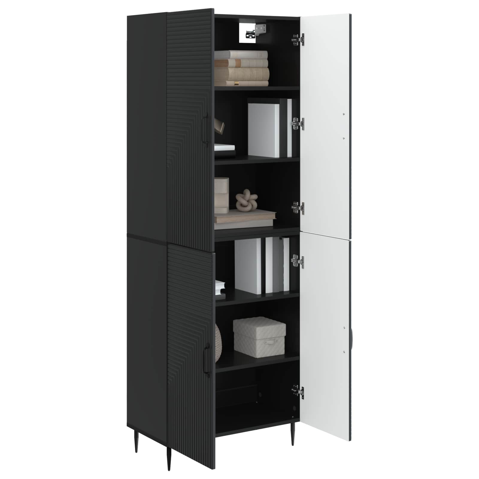 Σέτ Ντουλαπιών 2 pcs 66 x 34,5 x 89,5 εκ Επεξεργασμένο Ξύλο - Pakobazaar