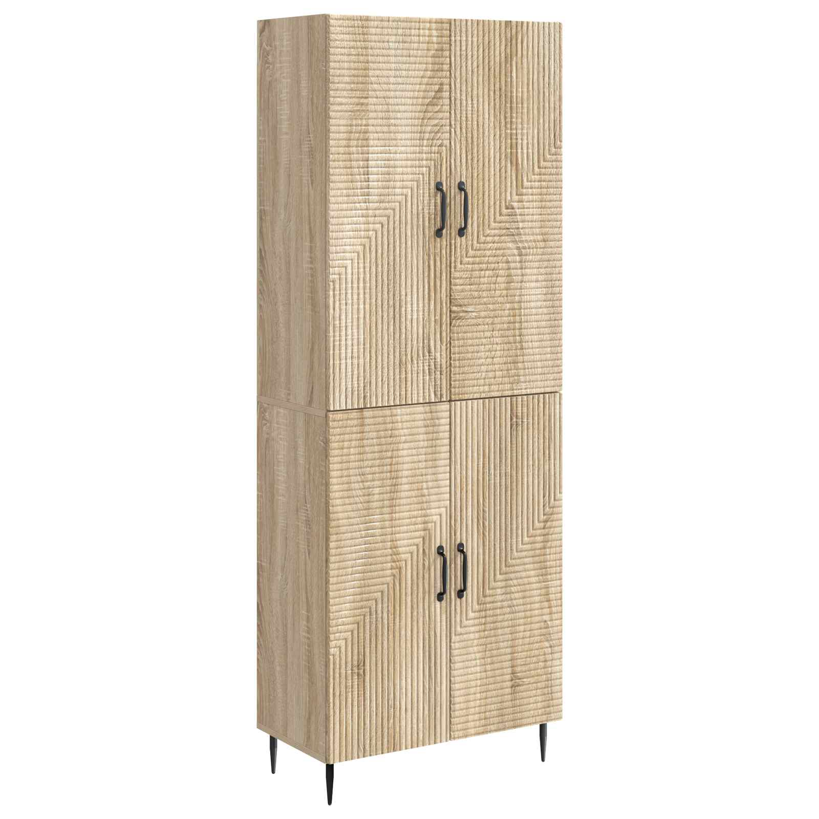 Σέτ Ντουλαπιών 2 pcs 66 x 34,5 x 89,5 εκ Επεξεργασμένο Ξύλο - Pakobazaar