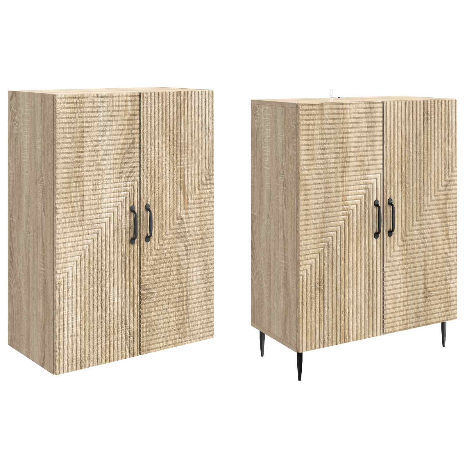 Σέτ Ντουλαπιών 2 pcs 66 x 34,5 x 89,5 εκ Επεξεργασμένο Ξύλο - Pakobazaar