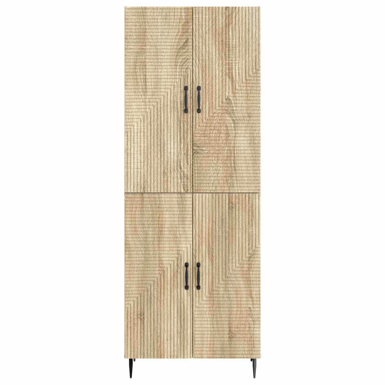 Σέτ Ντουλαπιών 2 pcs 66 x 34,5 x 89,5 εκ Επεξεργασμένο Ξύλο - Pakobazaar