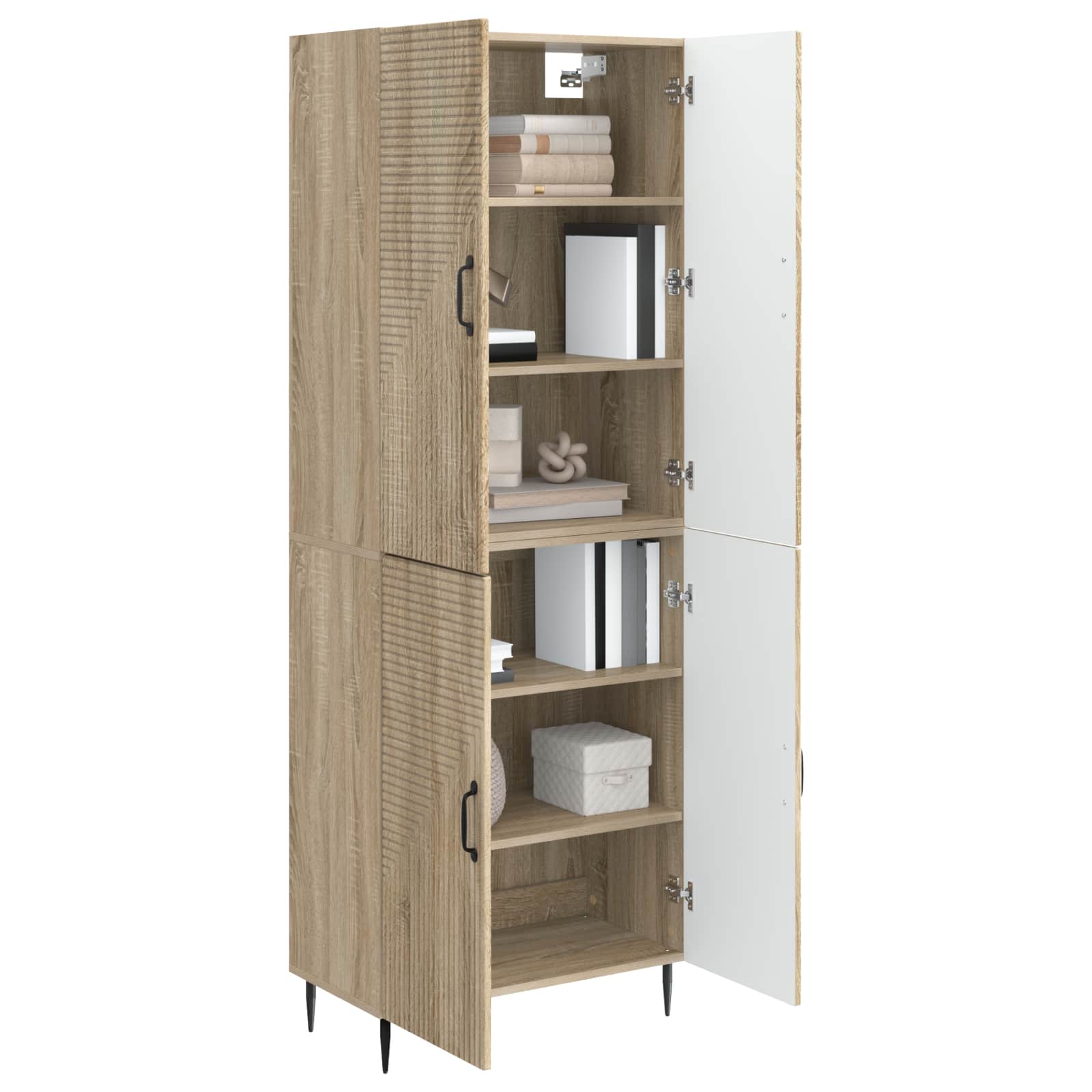 Σέτ Ντουλαπιών 2 pcs 66 x 34,5 x 89,5 εκ Επεξεργασμένο Ξύλο - Pakobazaar