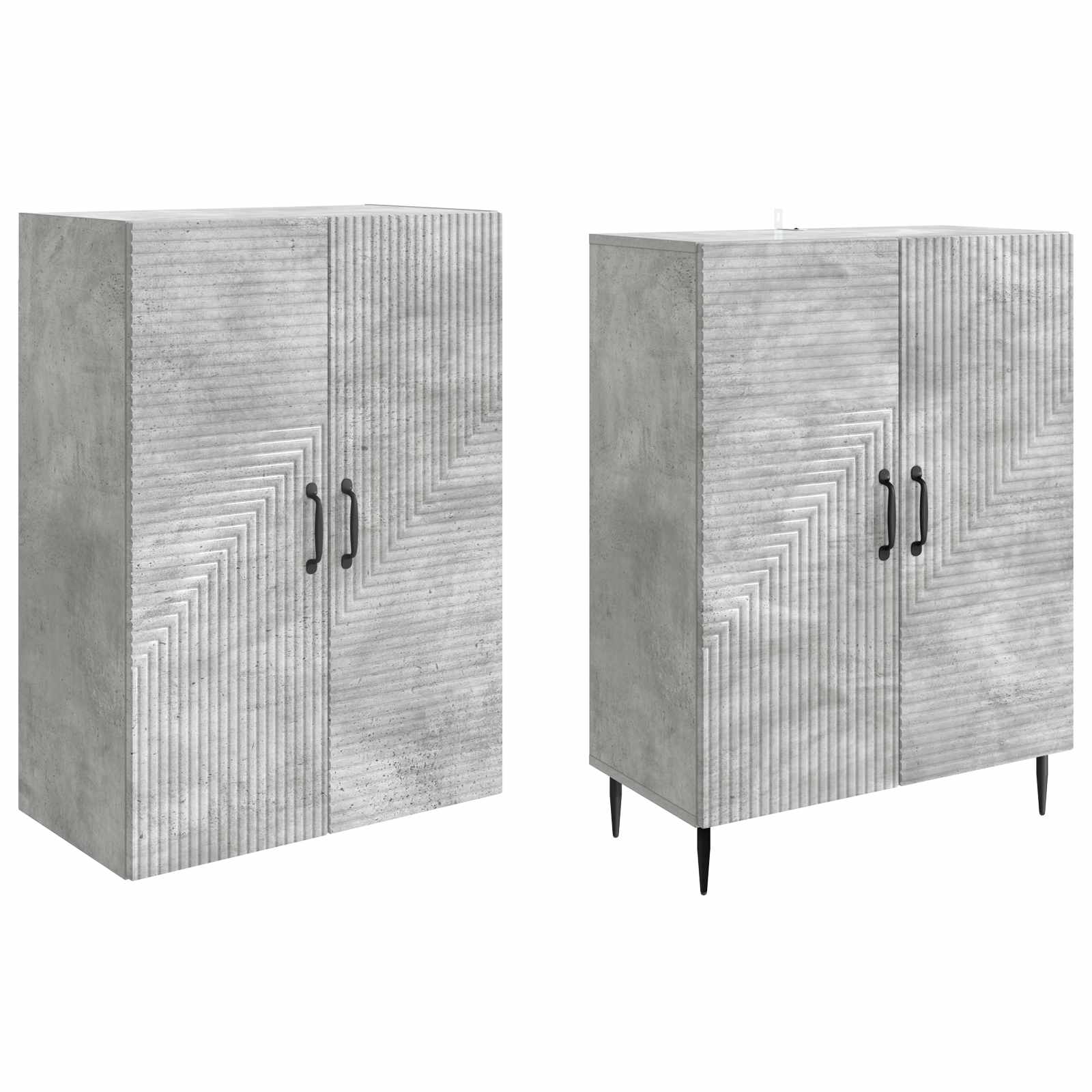 Σέτ Ντουλαπιών 2 pcs 66 x 34,5 x 89,5 εκ Επεξεργασμένο Ξύλο - Pakobazaar