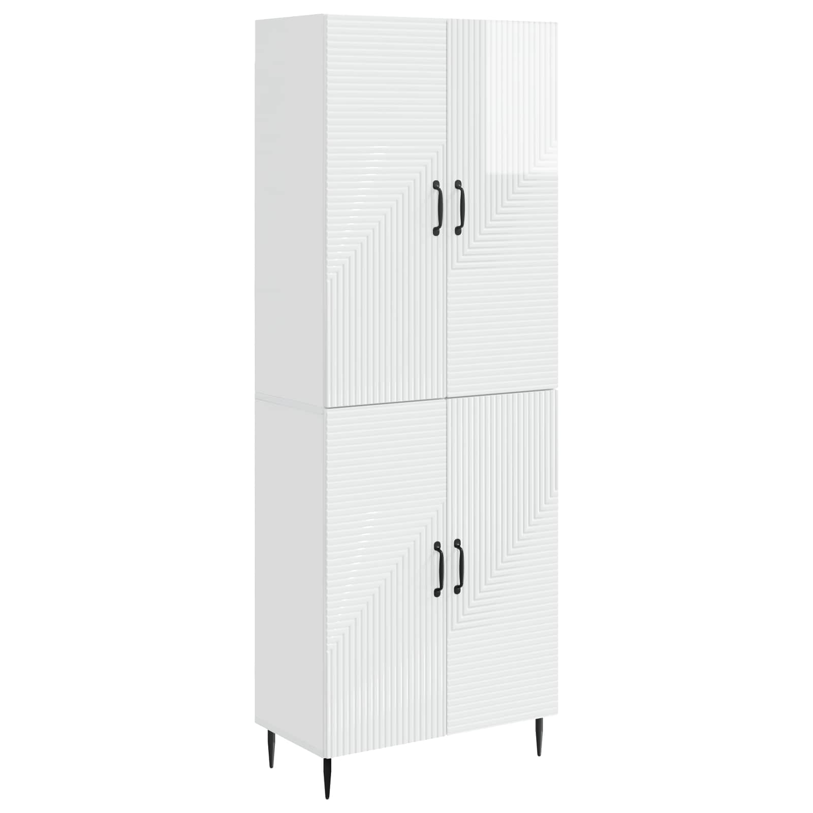Σέτ Ντουλαπιών 2 pcs 66 x 34,5 x 89,5 εκ Επεξεργασμένο Ξύλο - Pakobazaar
