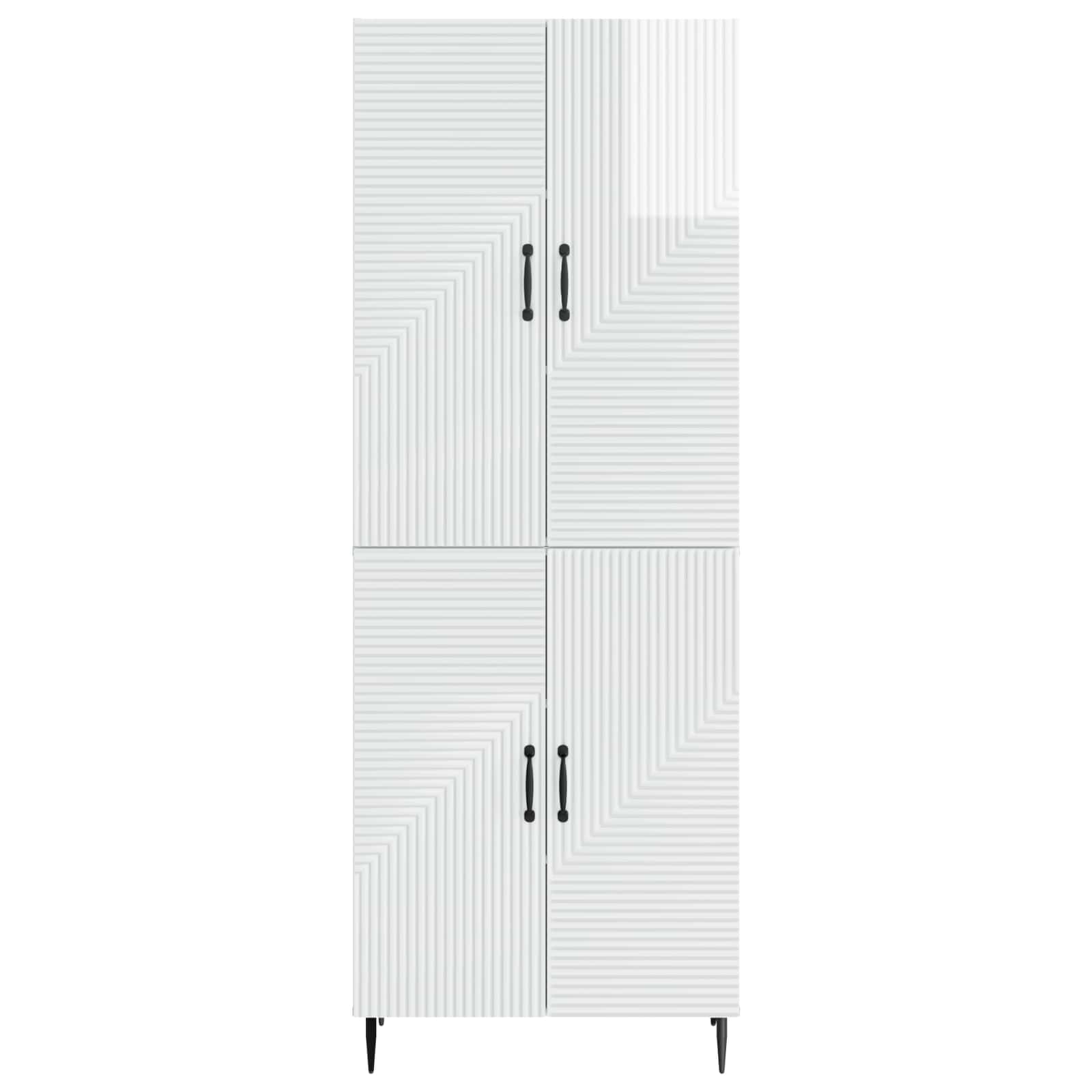 Σέτ Ντουλαπιών 2 pcs 66 x 34,5 x 89,5 εκ Επεξεργασμένο Ξύλο - Pakobazaar