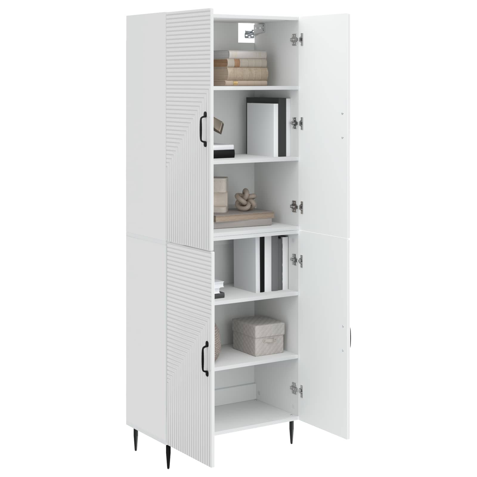 Σέτ Ντουλαπιών 2 pcs 66 x 34,5 x 89,5 εκ Επεξεργασμένο Ξύλο - Pakobazaar
