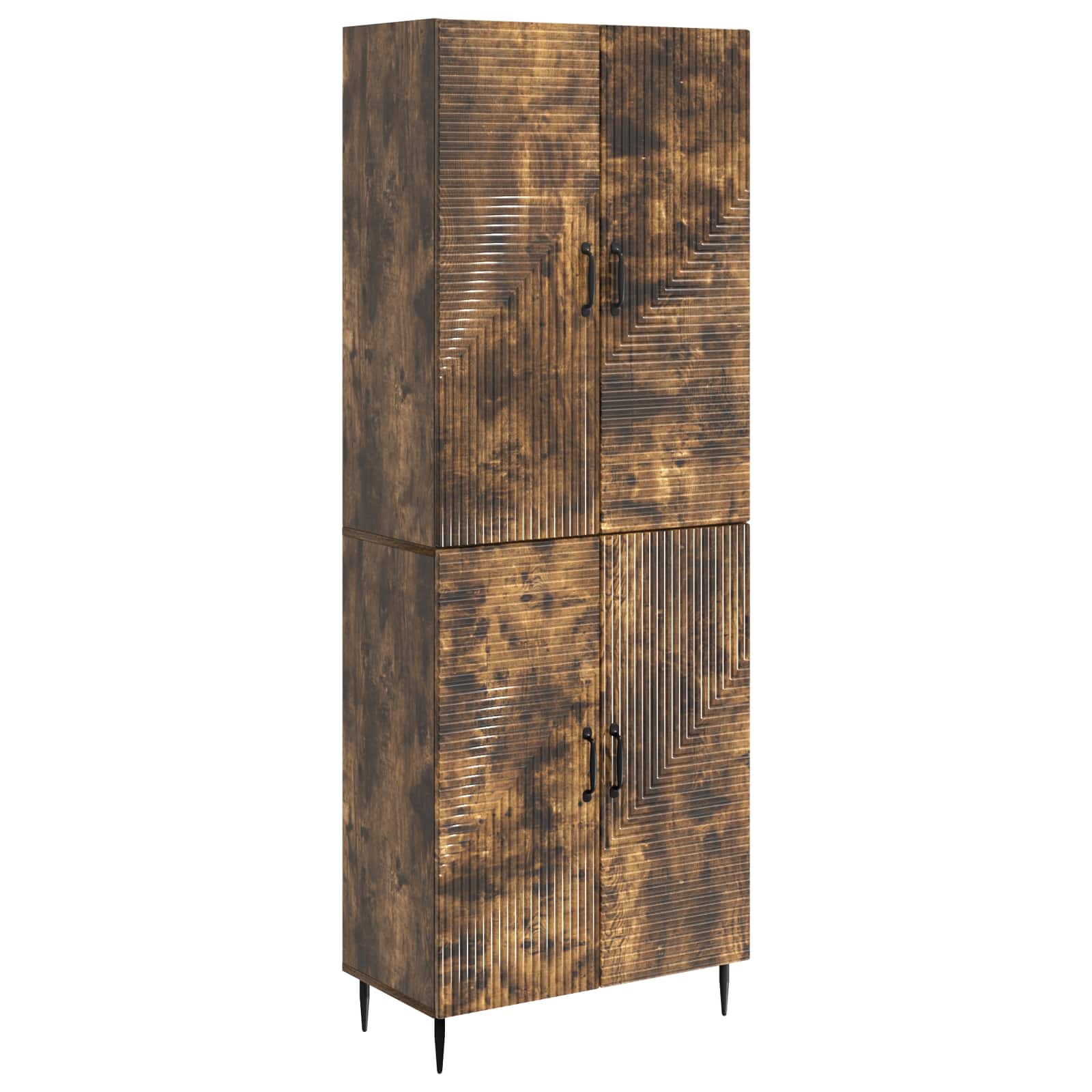 Σέτ Ντουλαπιών 2 pcs 66 x 34,5 x 89,5 εκ Επεξεργασμένο Ξύλο - Pakobazaar