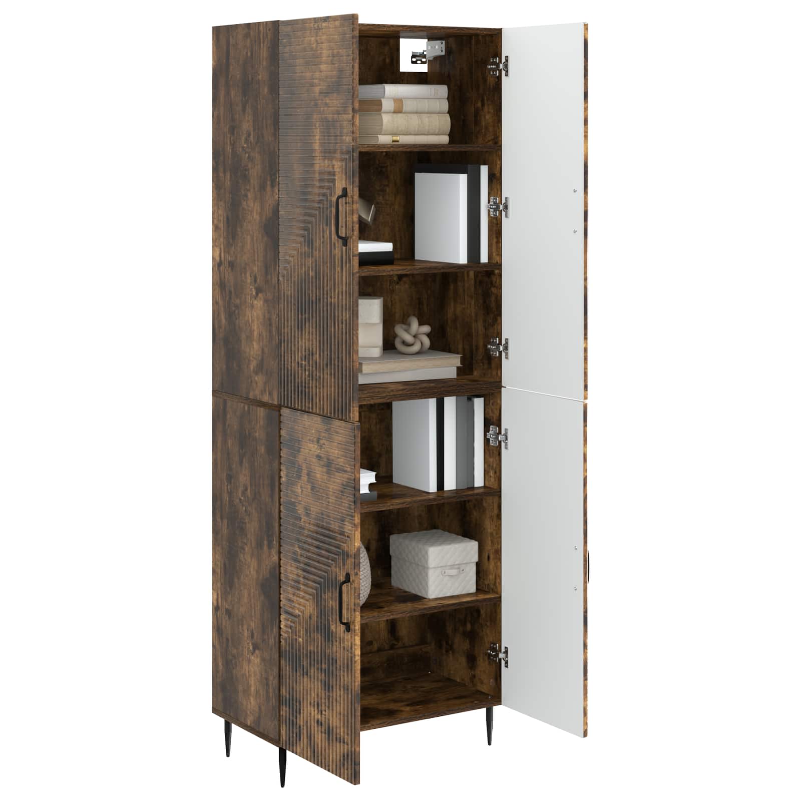 Σέτ Ντουλαπιών 2 pcs 66 x 34,5 x 89,5 εκ Επεξεργασμένο Ξύλο - Pakobazaar