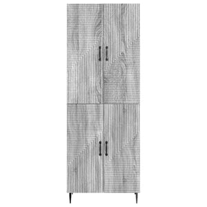 Σέτ Ντουλαπιών 2 pcs Γκρι Sonoma 66 x 34,5 x 89,5 εκ - Pakobazaar