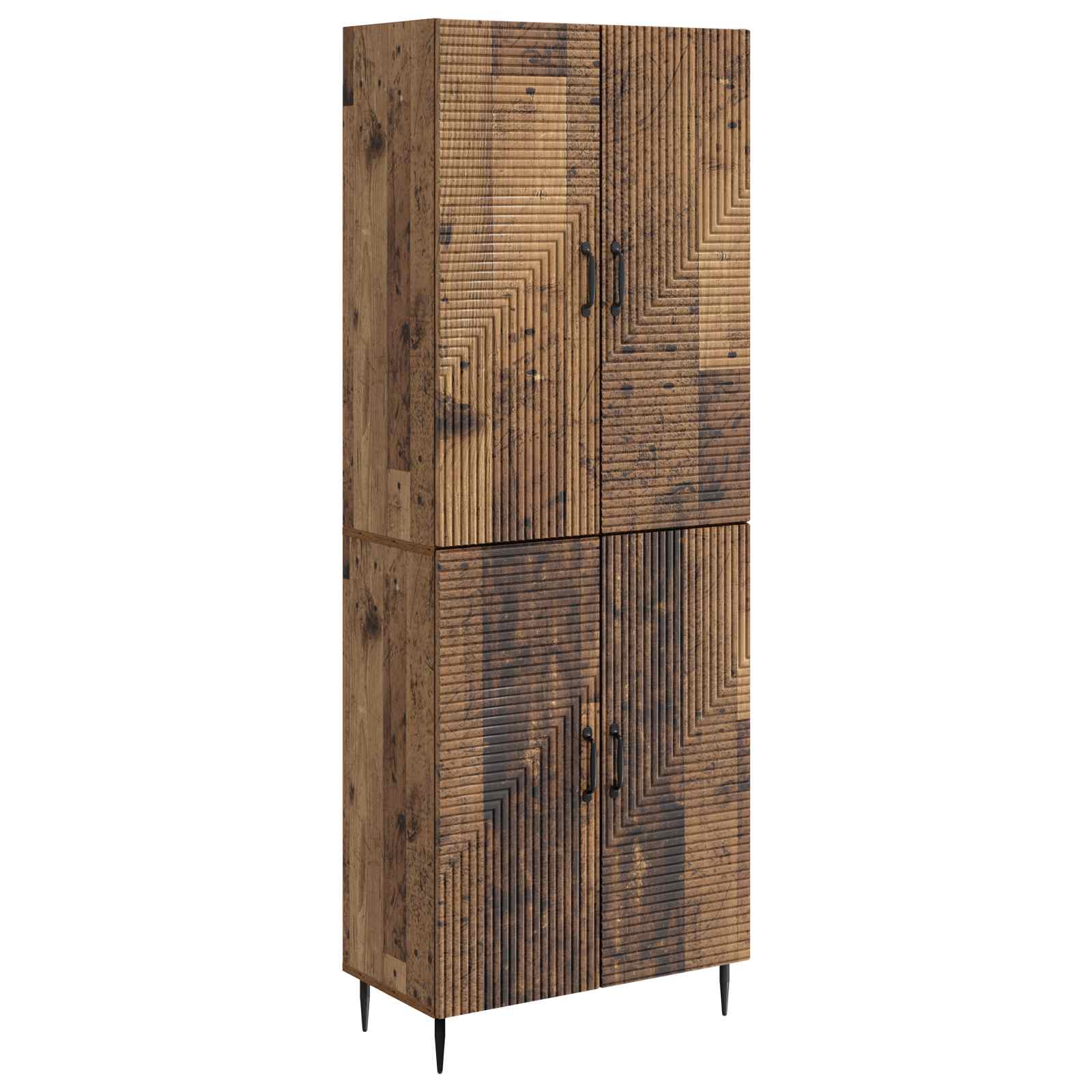 Σέτ Ντουλαπιών 2 pcs 66 x 34,5 x 89,5 εκ Επεξεργασμένο Ξύλο - Pakobazaar