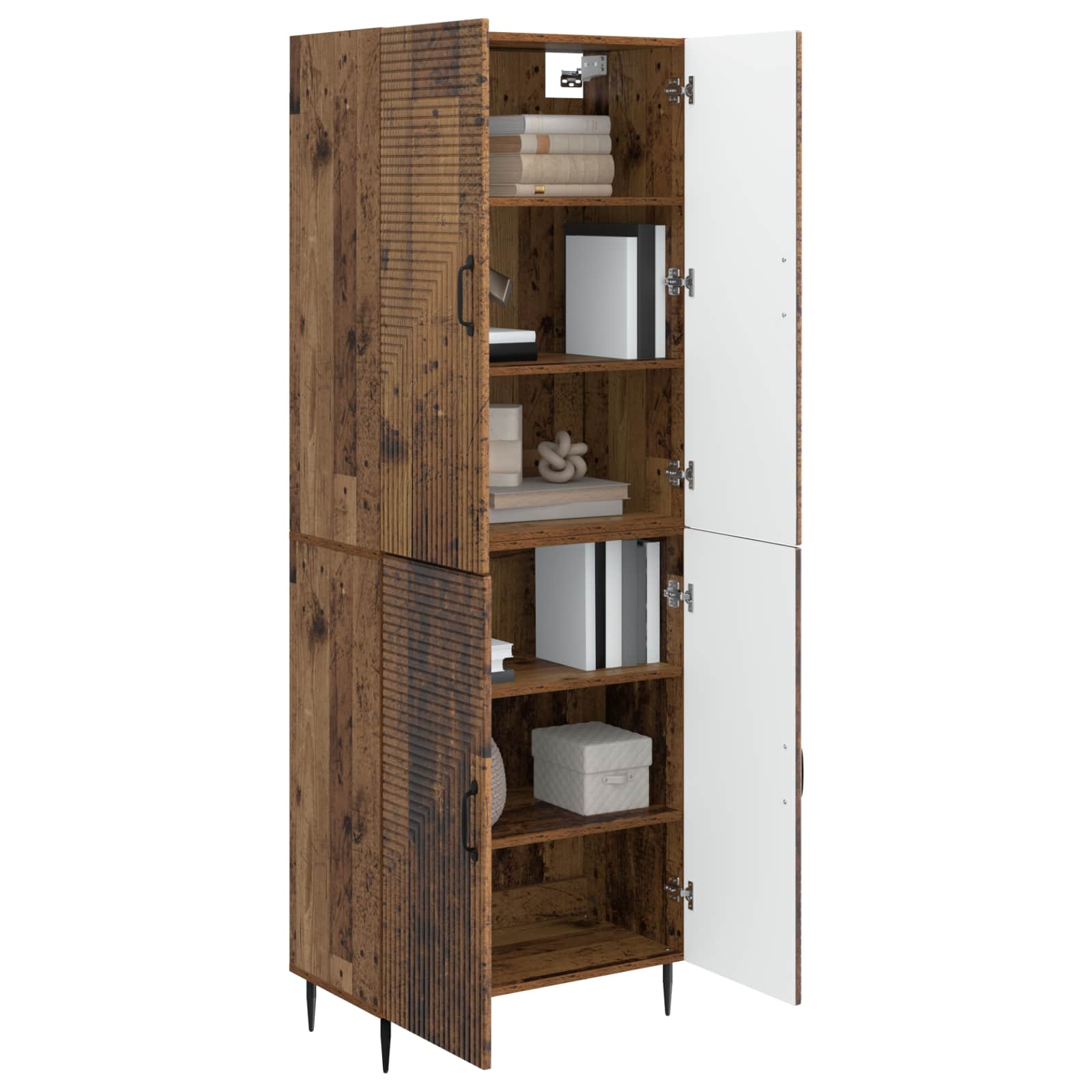 Σέτ Ντουλαπιών 2 pcs 66 x 34,5 x 89,5 εκ Επεξεργασμένο Ξύλο - Pakobazaar