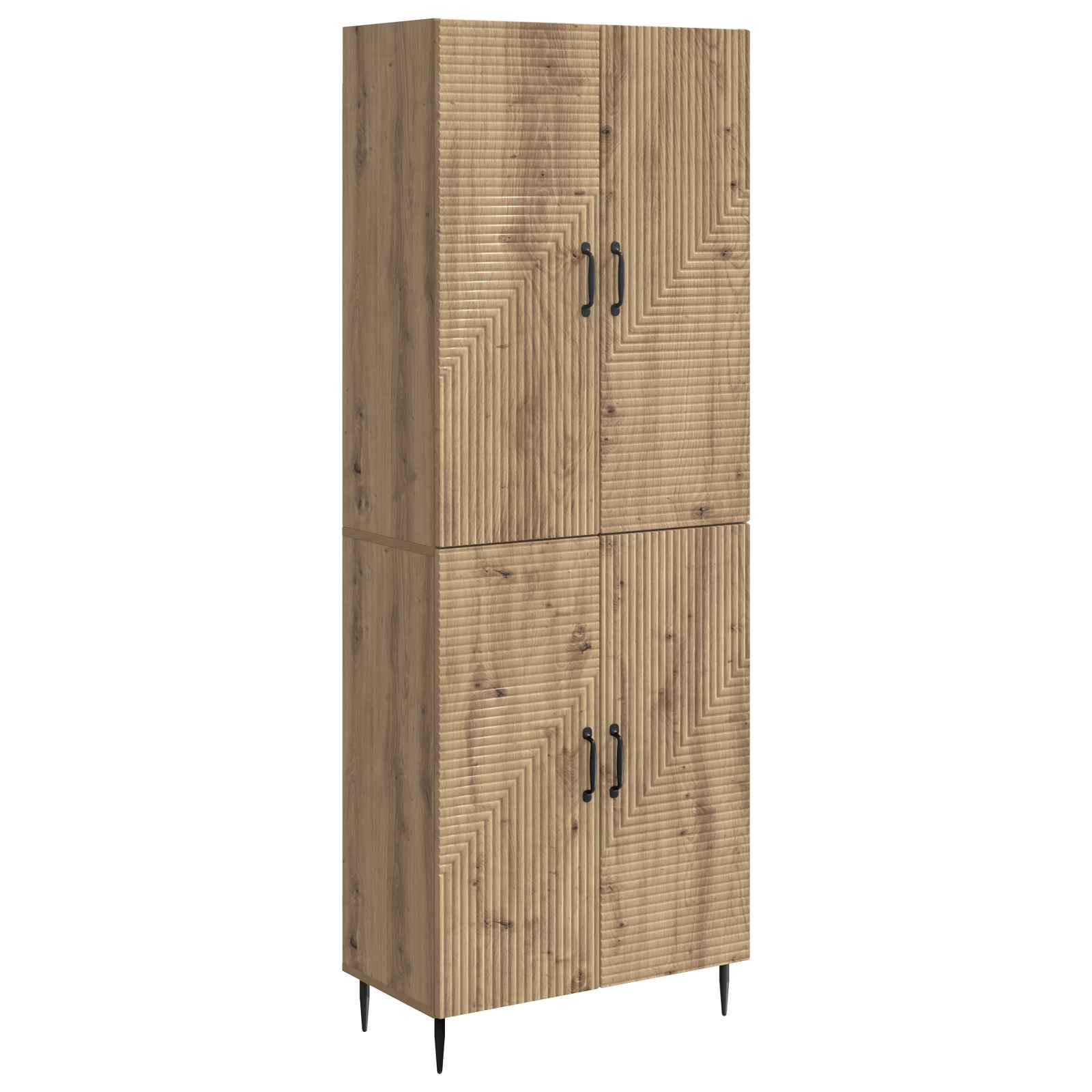 Σέτ Ντουλαπιών 2 pcs 66 x 34,5 x 89,5 εκ Επεξεργασμένο Ξύλο - Pakobazaar