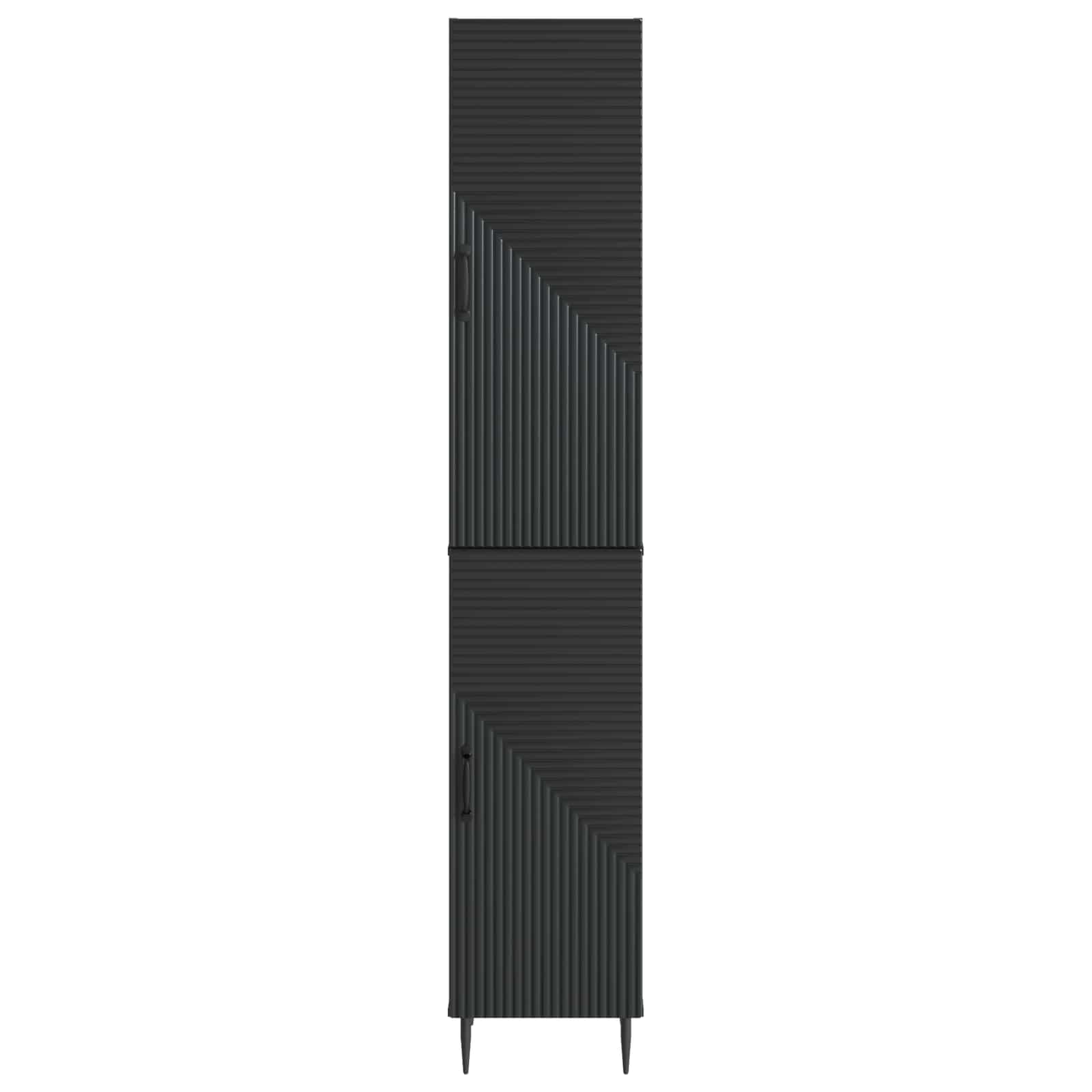 Σέτ Ντουλαπιών 2 pcs Μαύρο 33 x 34,5 x 89,5 εκ - Pakobazaar