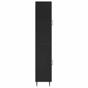 Σέτ Ντουλαπιών 2 pcs Μαύρο 33 x 34,5 x 89,5 εκ - Pakobazaar