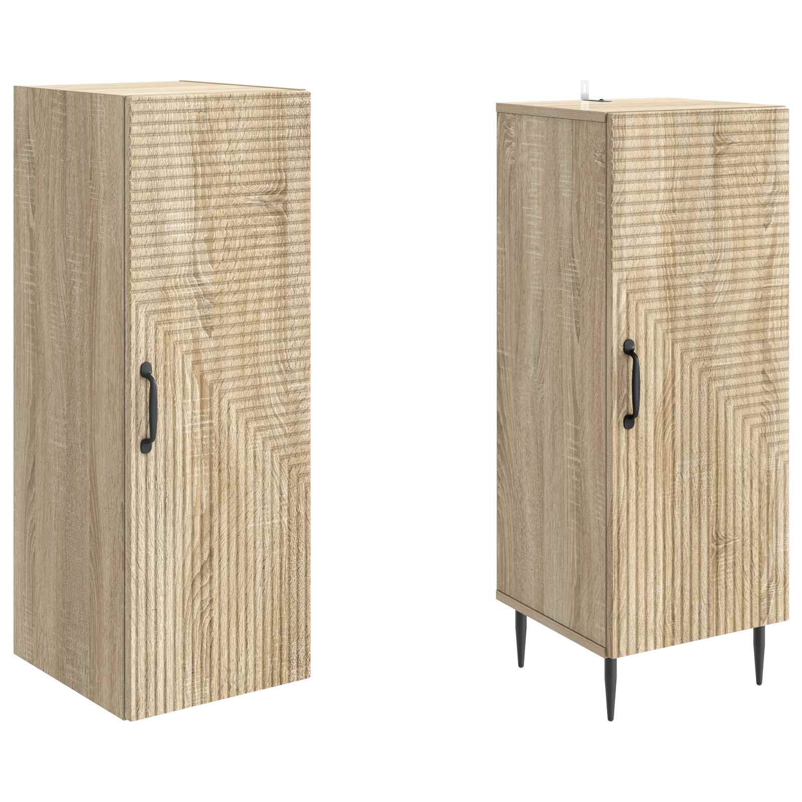 Σέτ Ντουλαπιών 2 pcs Sonoma Δρυς 33 x 34,5 x 89,5 εκ - Pakobazaar