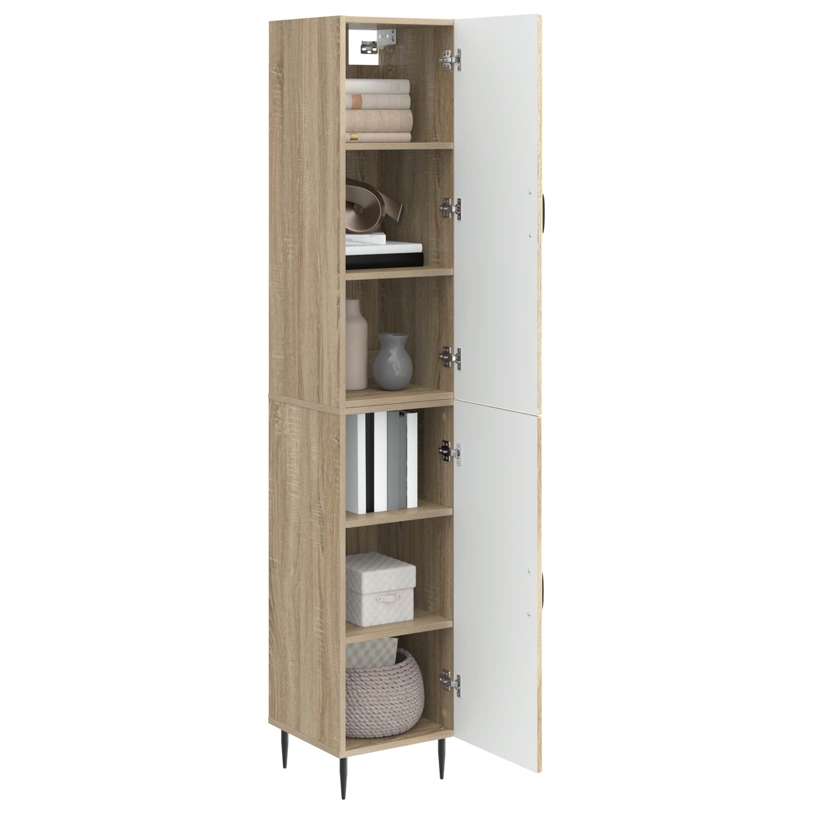 Σέτ Ντουλαπιών 2 pcs Sonoma Δρυς 33 x 34,5 x 89,5 εκ - Pakobazaar