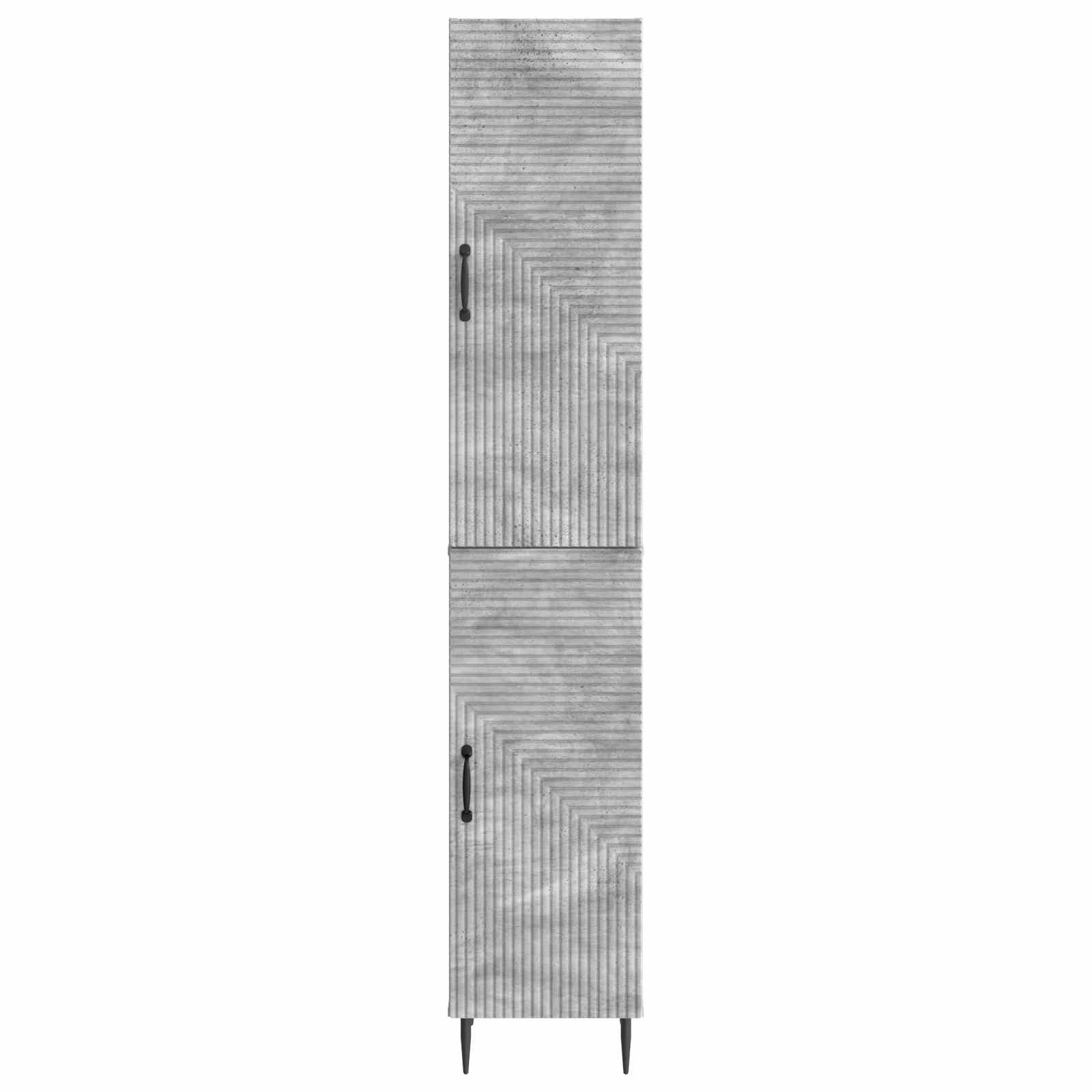 Σέτ Ντουλαπιών 2 pcs Γκρι Σκυροδέματος 33 x 34,5 x 89,5 εκ - Pakobazaar