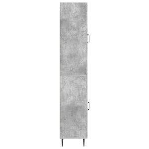Σέτ Ντουλαπιών 2 pcs Γκρι Σκυροδέματος 33 x 34,5 x 89,5 εκ - Pakobazaar