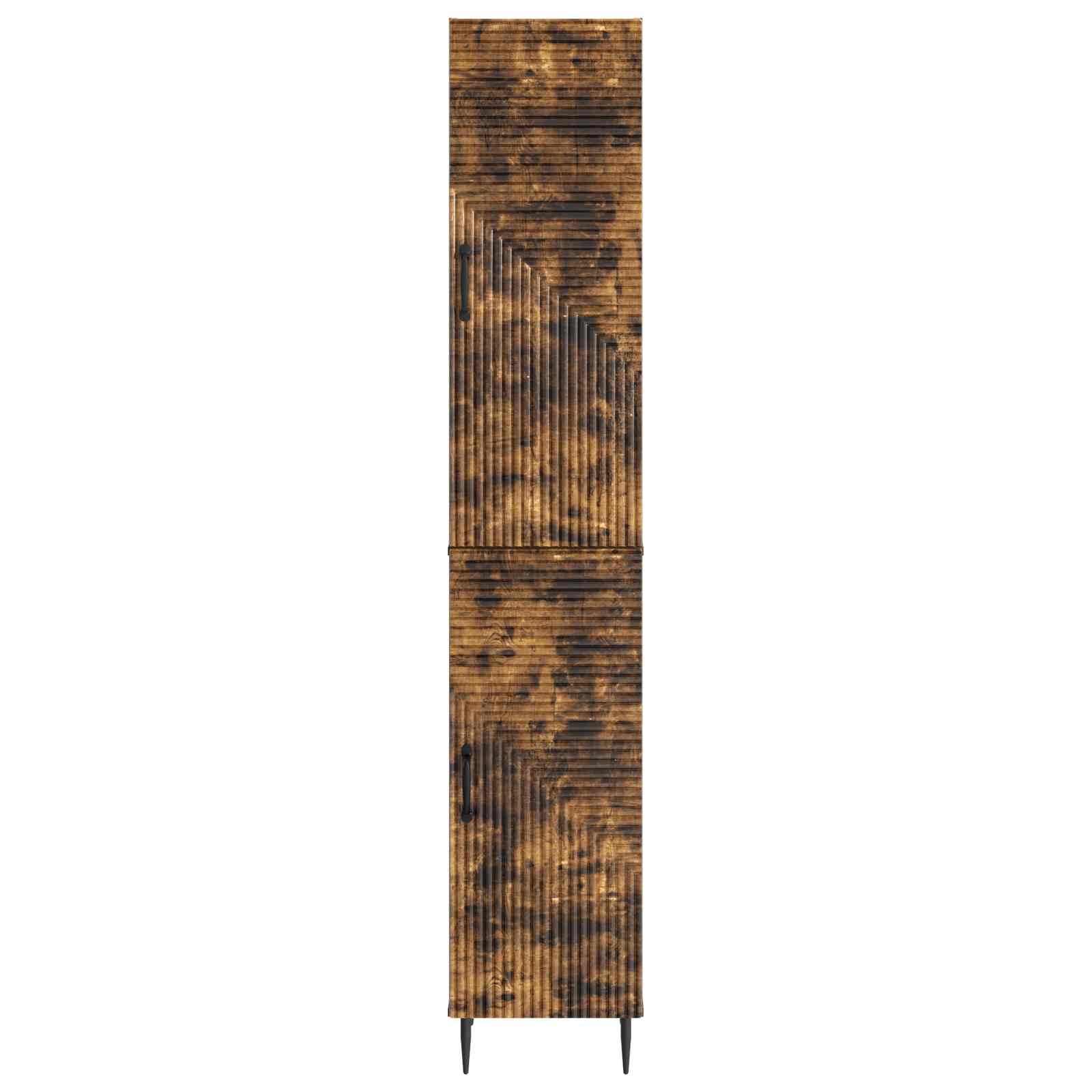 Σέτ Ντουλαπιών 2 pcs Καπνισμένο Ξύλο Δρυός 33 x 34,5 x 89,5 εκ - Pakobazaar