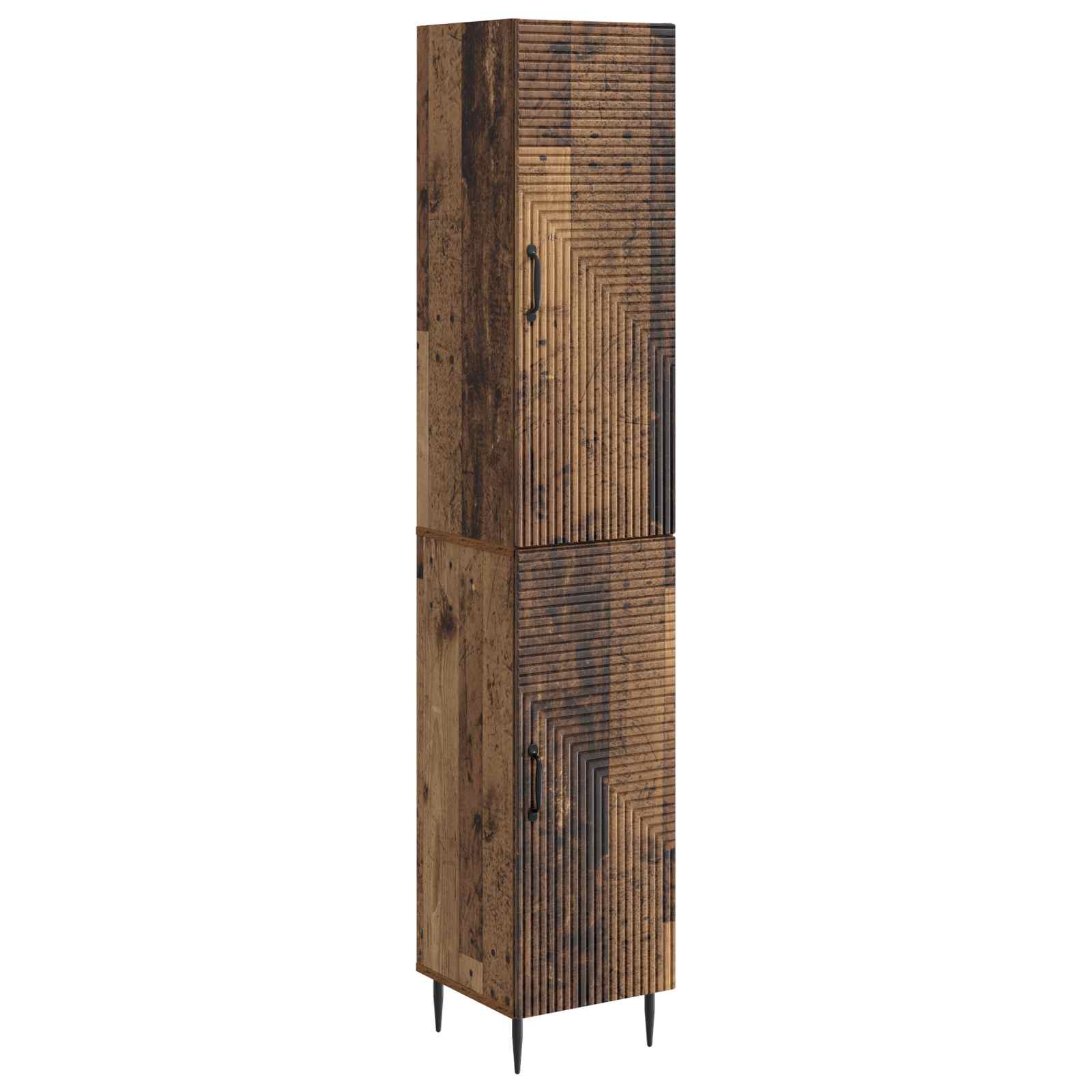 Σέτ Ντουλαπιών 2 pcs Παλαιωμένο ξύλο 33 x 34,5 x 89,5 εκ - Pakobazaar
