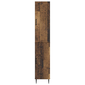 Σέτ Ντουλαπιών 2 pcs Παλαιωμένο ξύλο 33 x 34,5 x 89,5 εκ - Pakobazaar