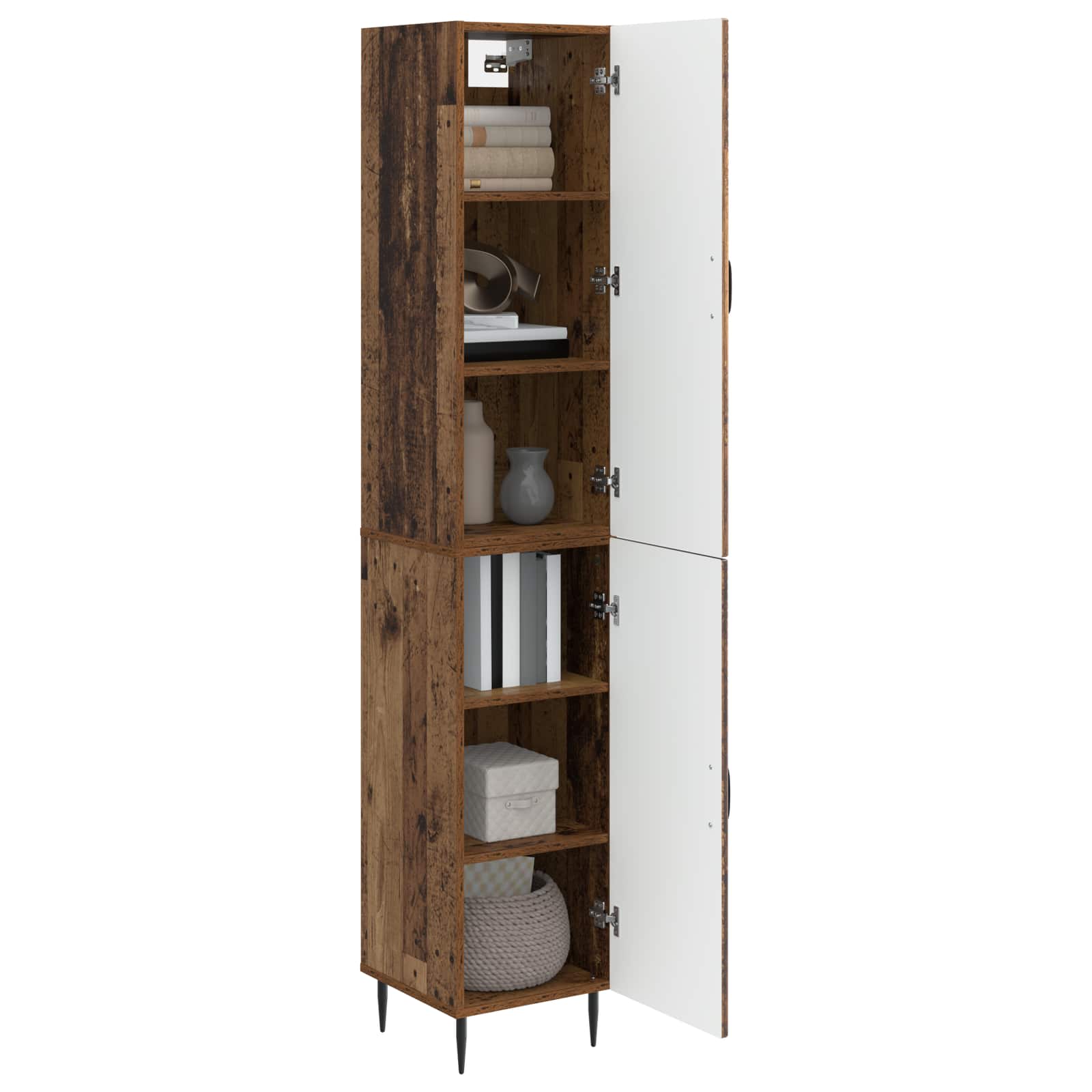Σέτ Ντουλαπιών 2 pcs Παλαιωμένο ξύλο 33 x 34,5 x 89,5 εκ - Pakobazaar
